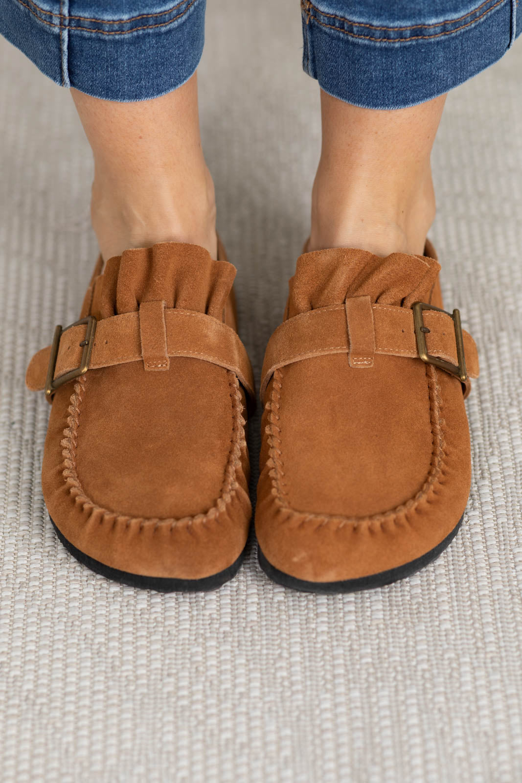 Project Cloud Genuine Leather Mocassin Style Clogs