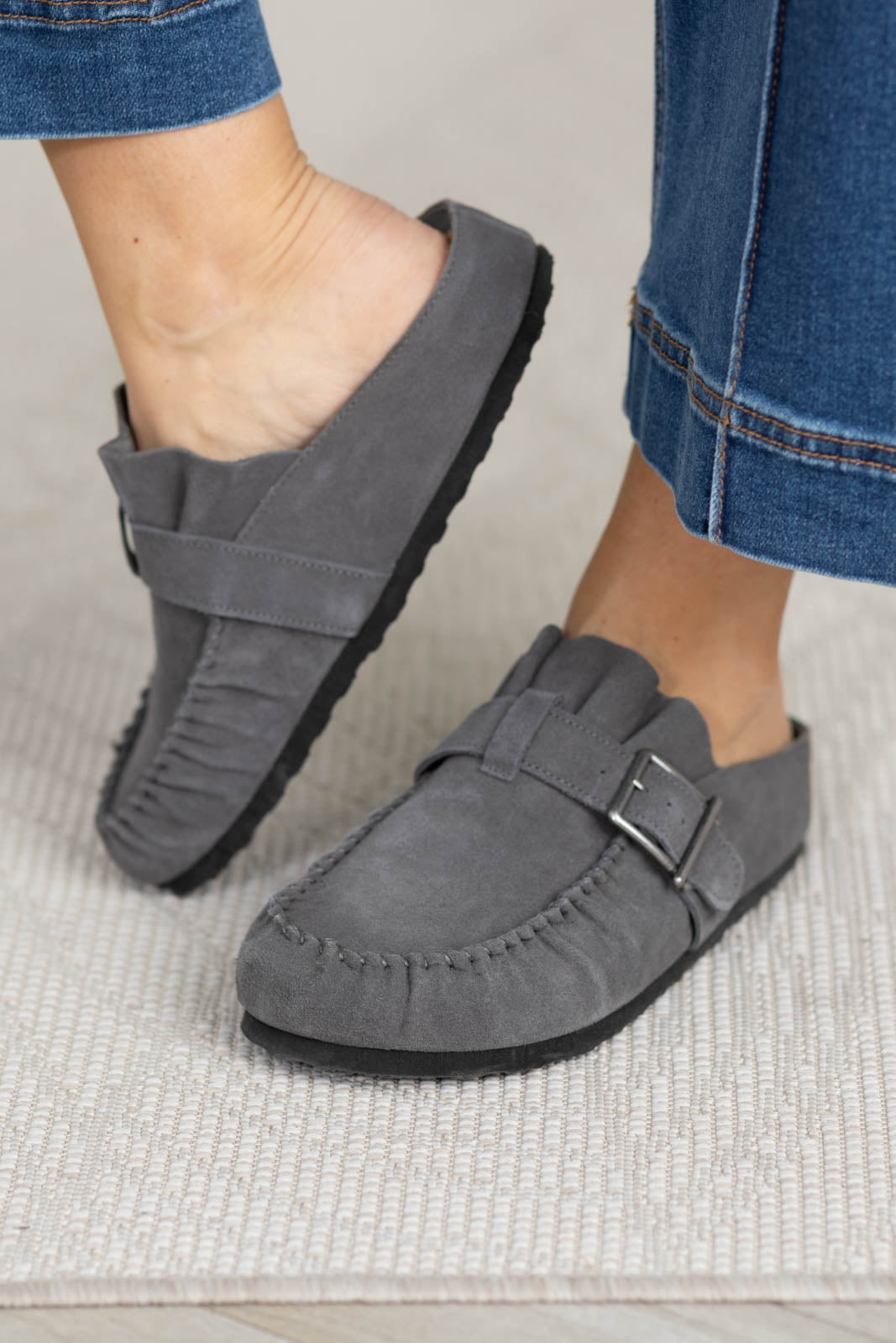 Project Cloud Genuine Leather Mocassin Style Clogs