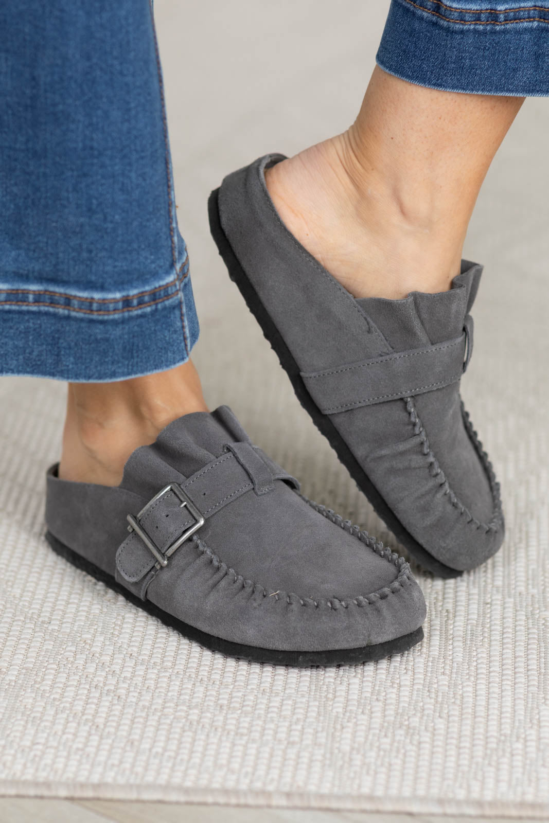 Project Cloud Genuine Leather Mocassin Style Clogs