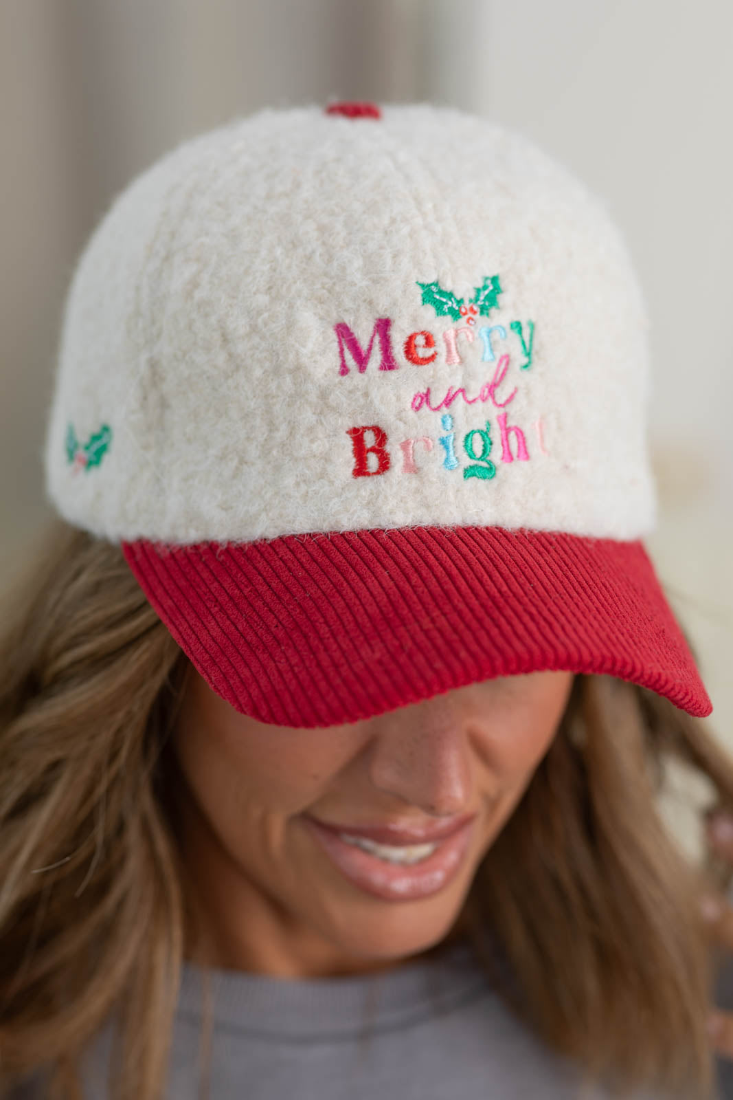 Merry And Bright Sherpa Cap