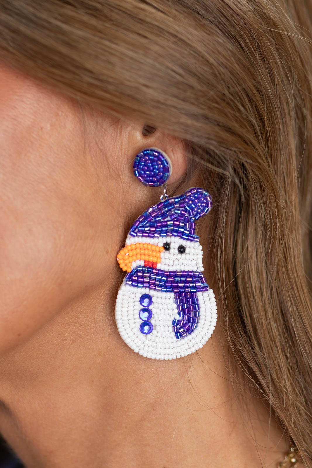 Holiday Spirit Beaded Earrings