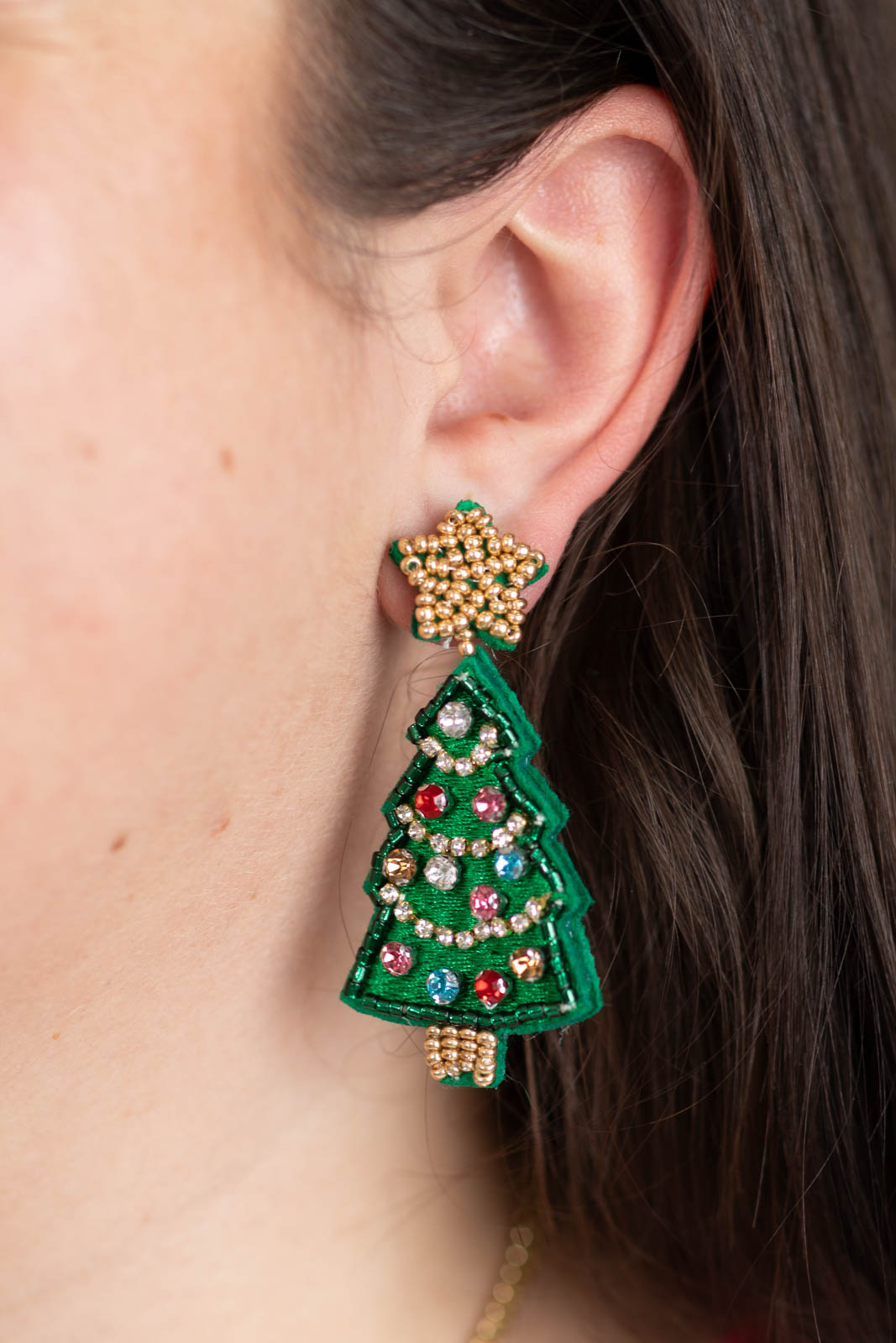 Holiday Spirit Beaded Earrings