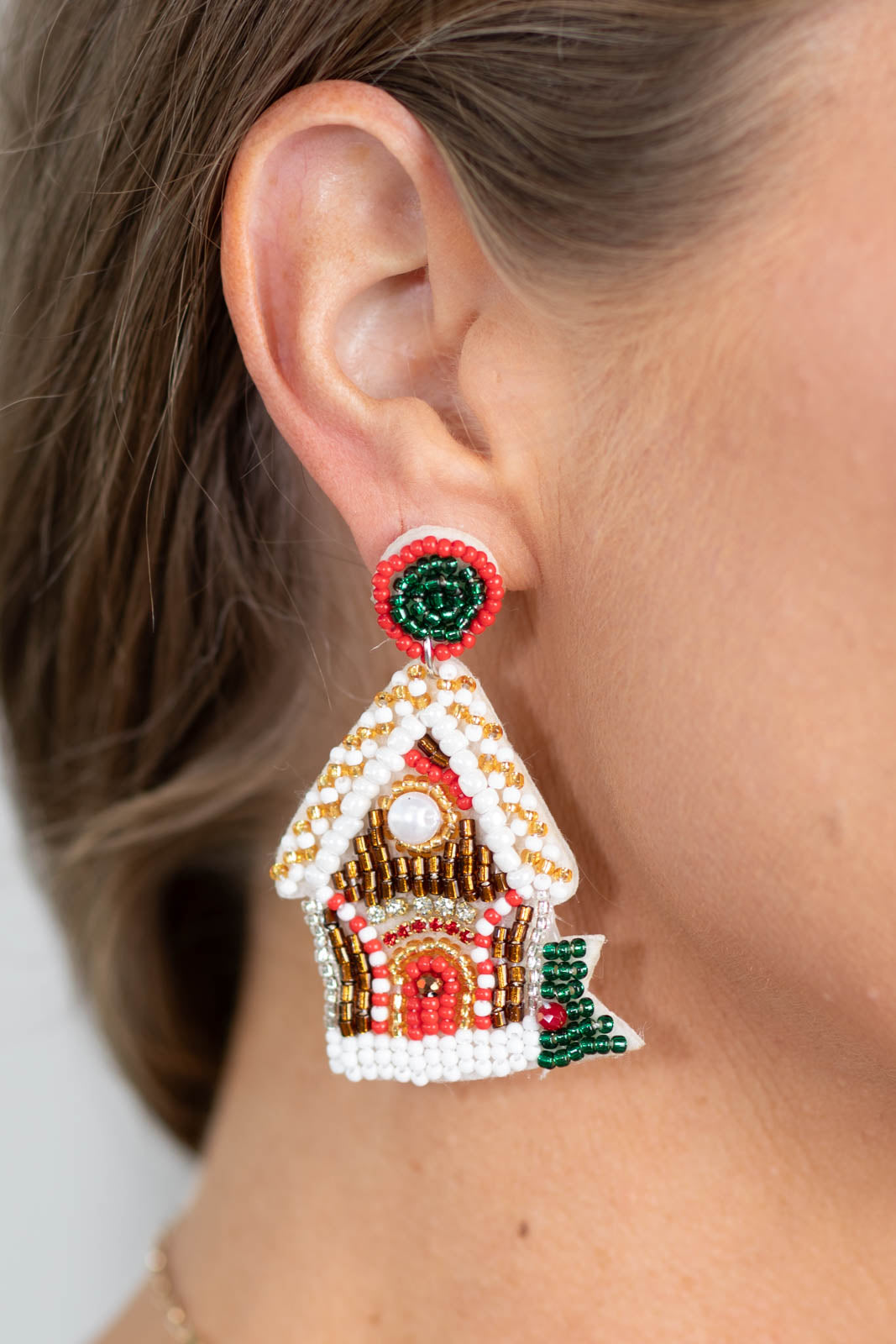 Holiday Spirit Beaded Earrings