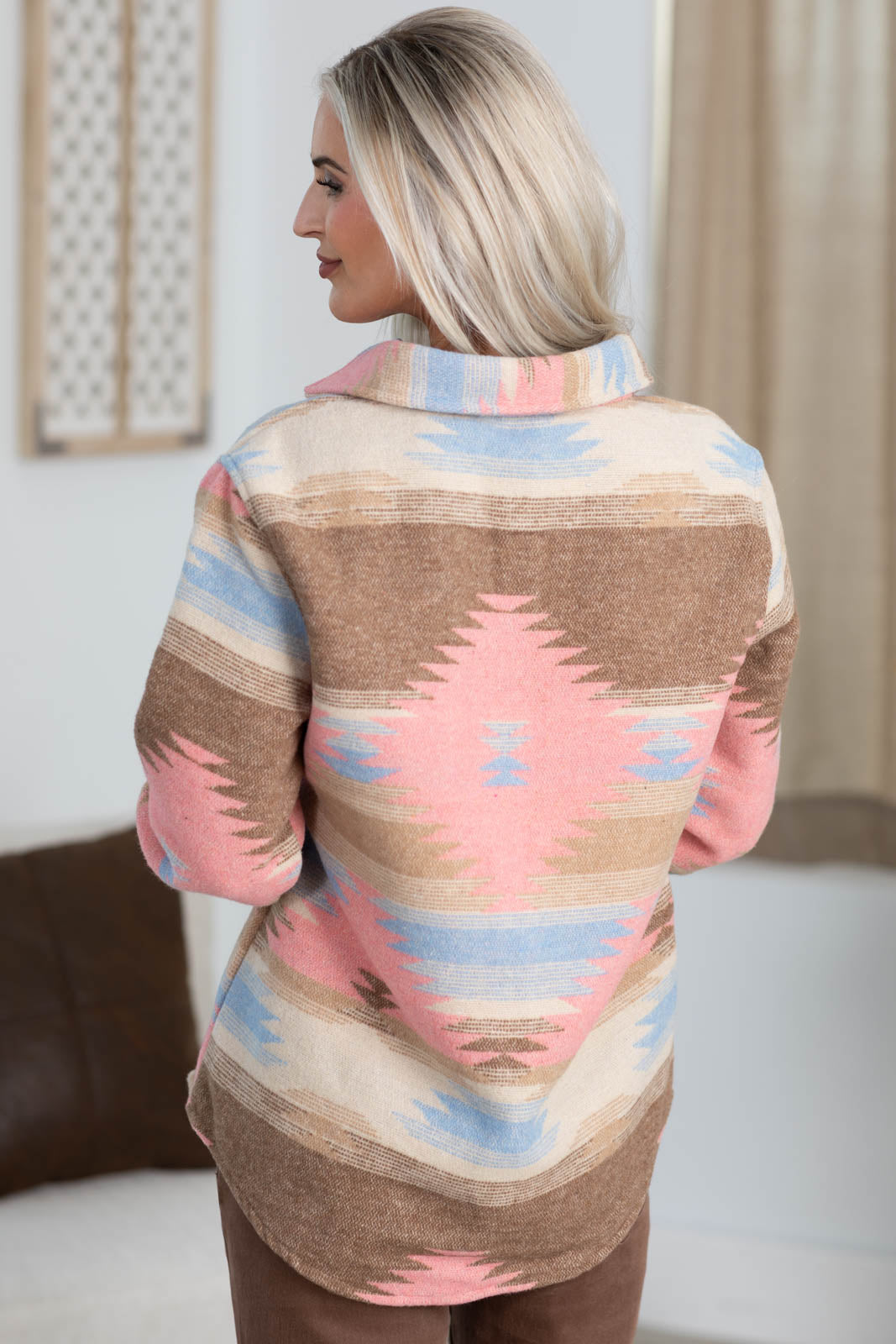 Aztec Button Up Shacket