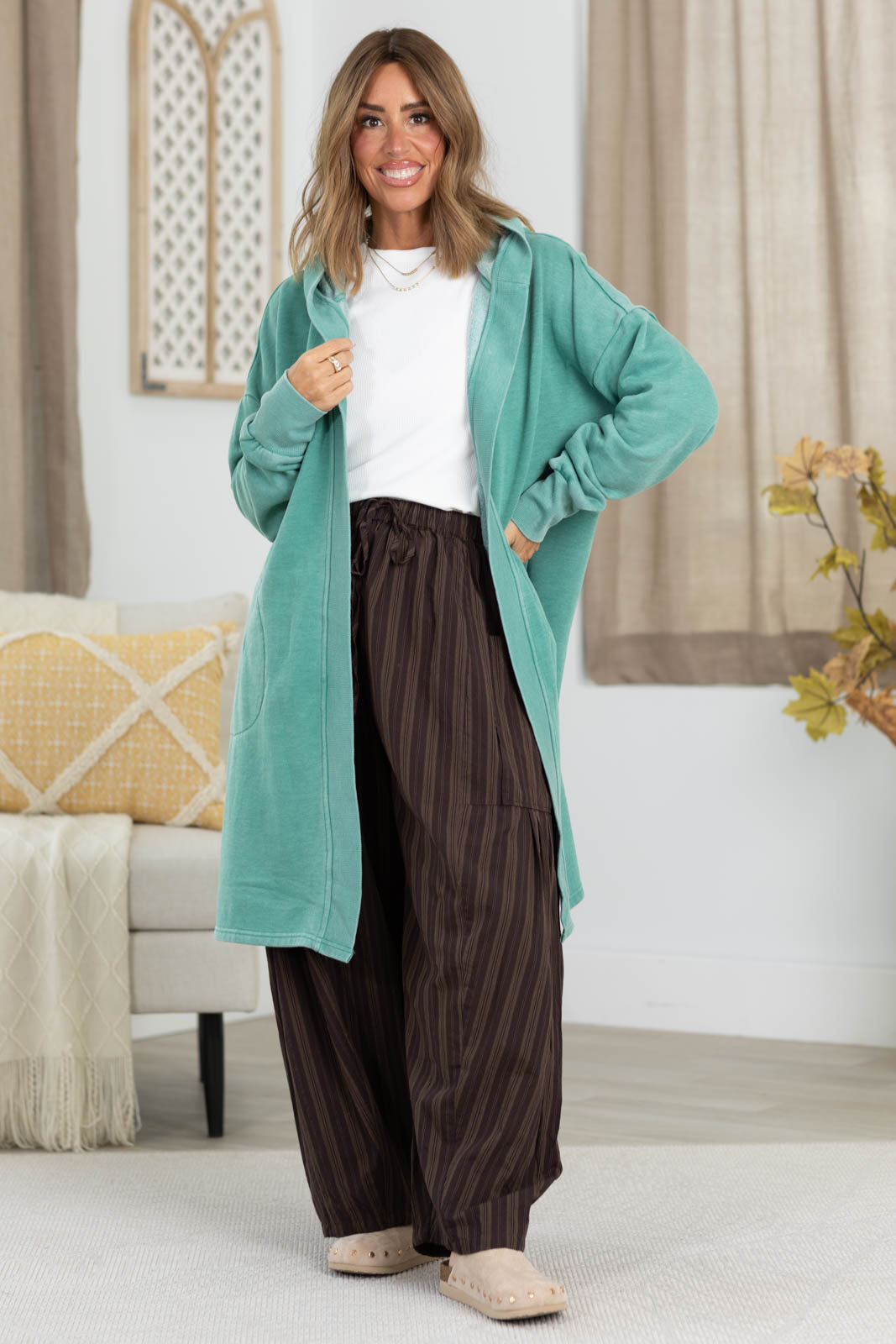 Cotierra x Filly Flair Easy Waist Stripe Relaxed Fit Pants