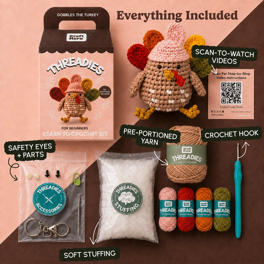 Fall Crochet Kit For Beginners