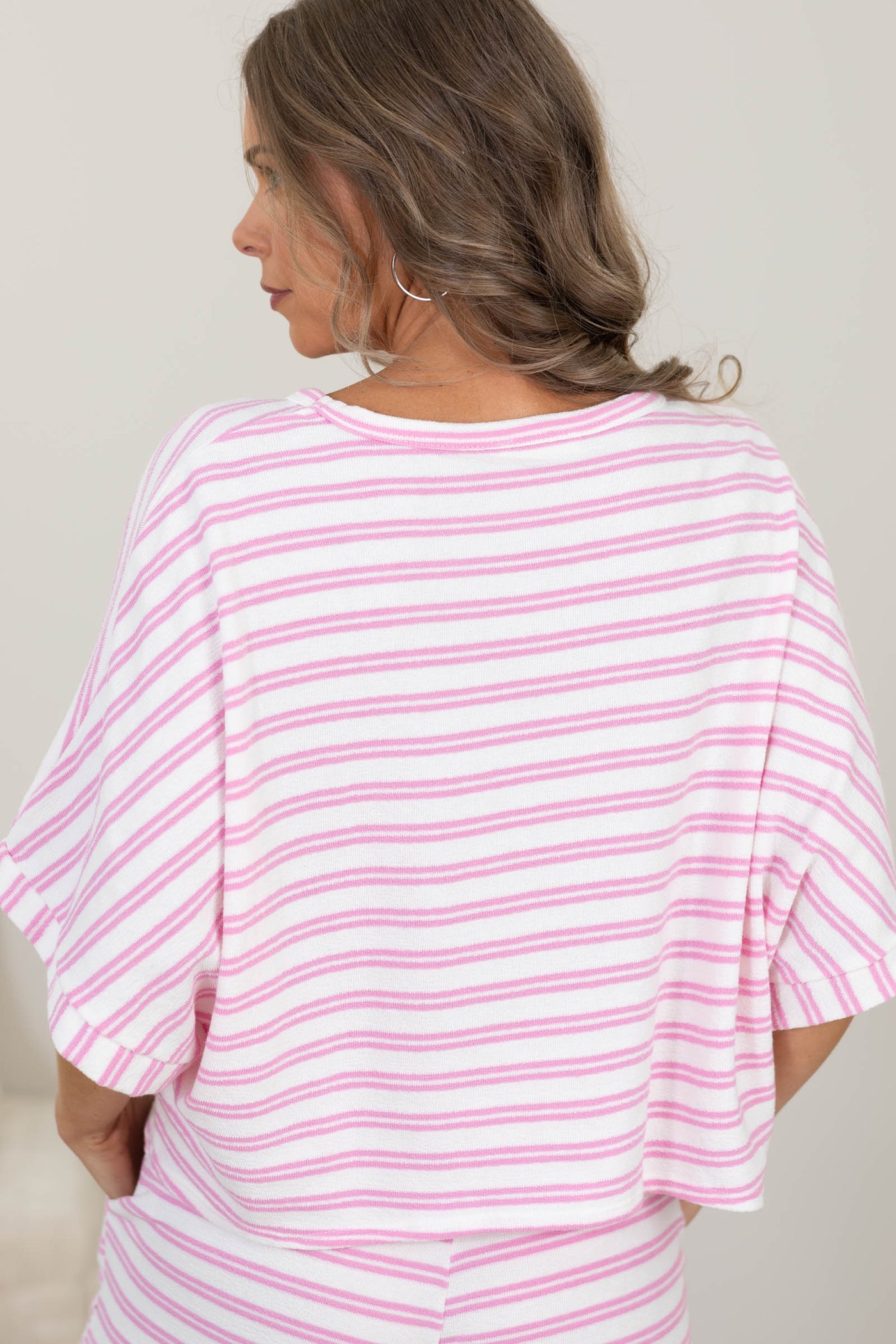 Striped Super Soft French Terry Top