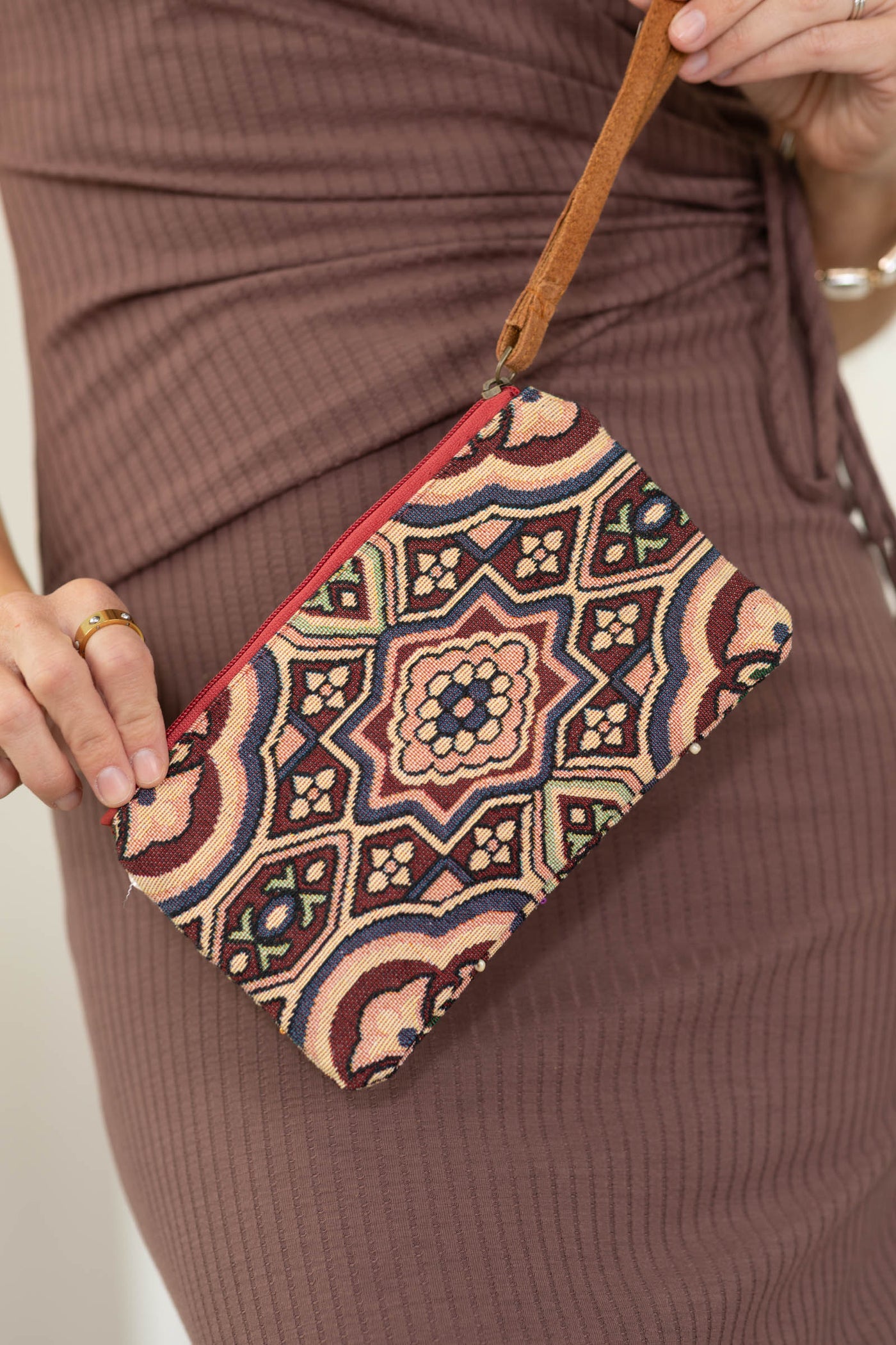 Multicolor Handmade Beaded Clutch