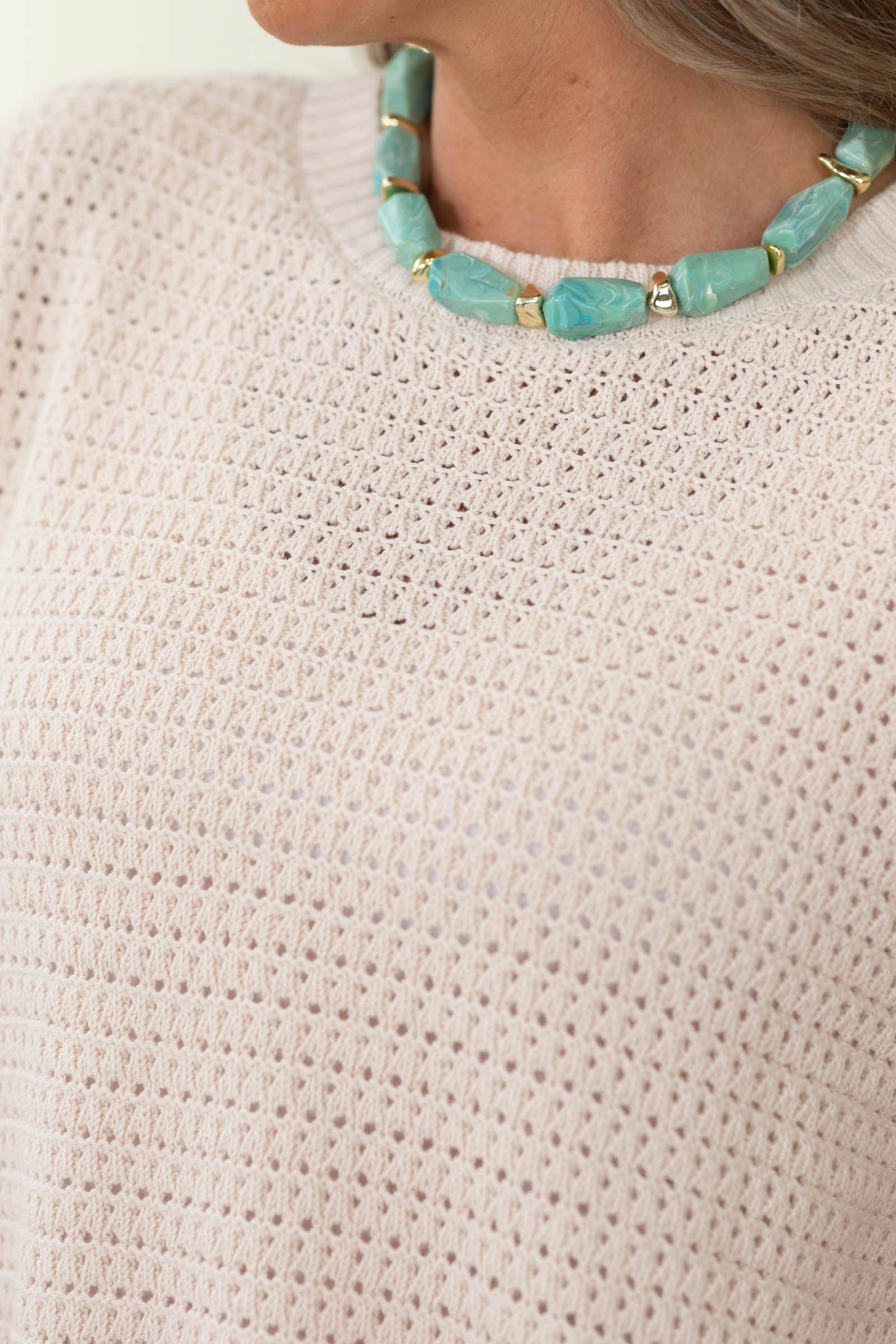 Knit Short Sleeve Pullover- 100% Cotton