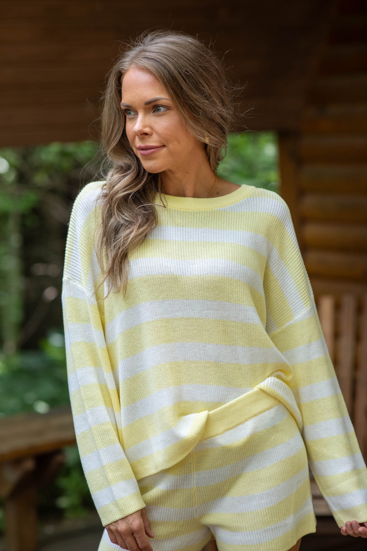 Crewneck Stripe Sweater