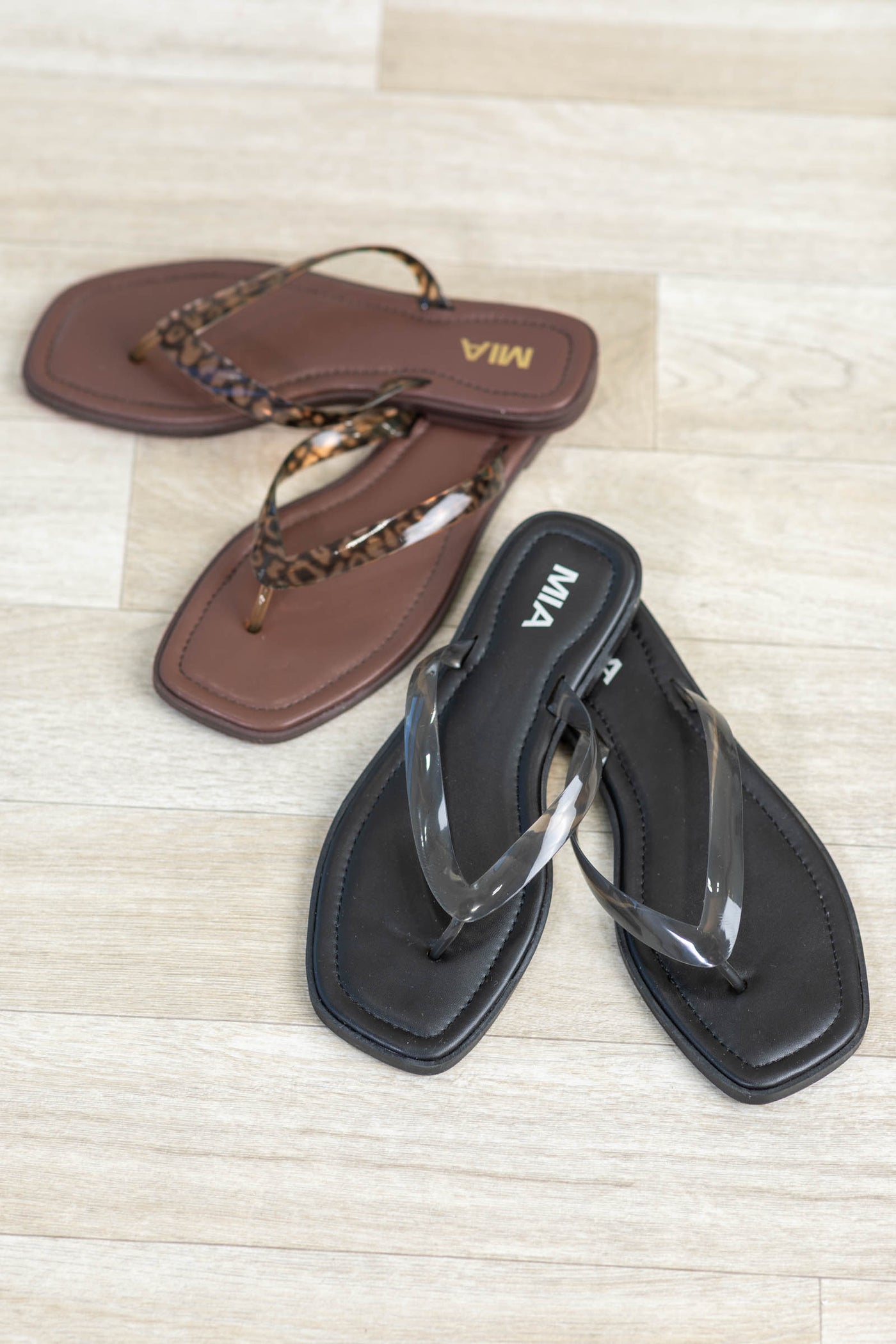 MIA Translucent Flip Flops