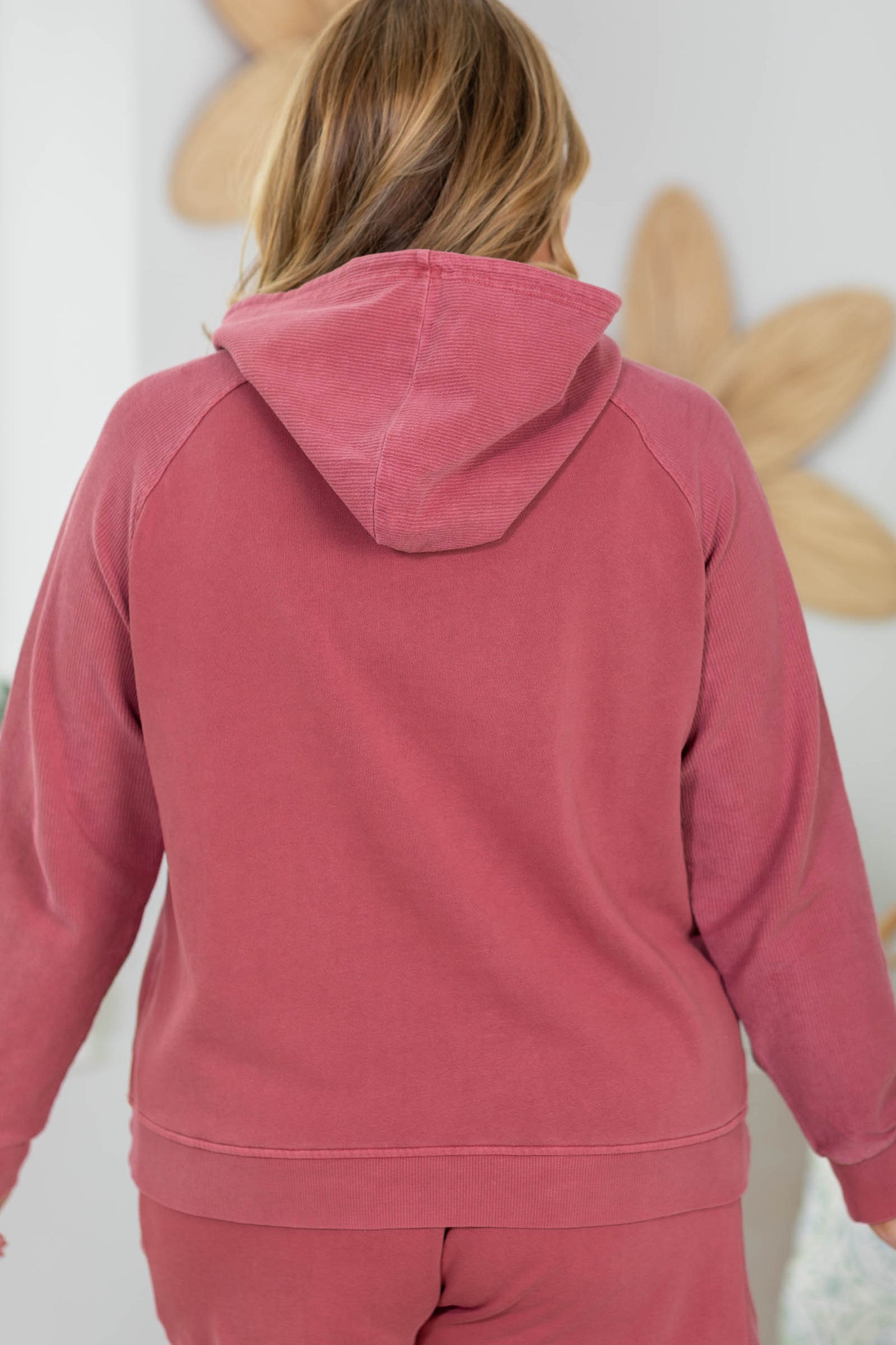 Casual Corded Washed Hoodie by Filly Flair