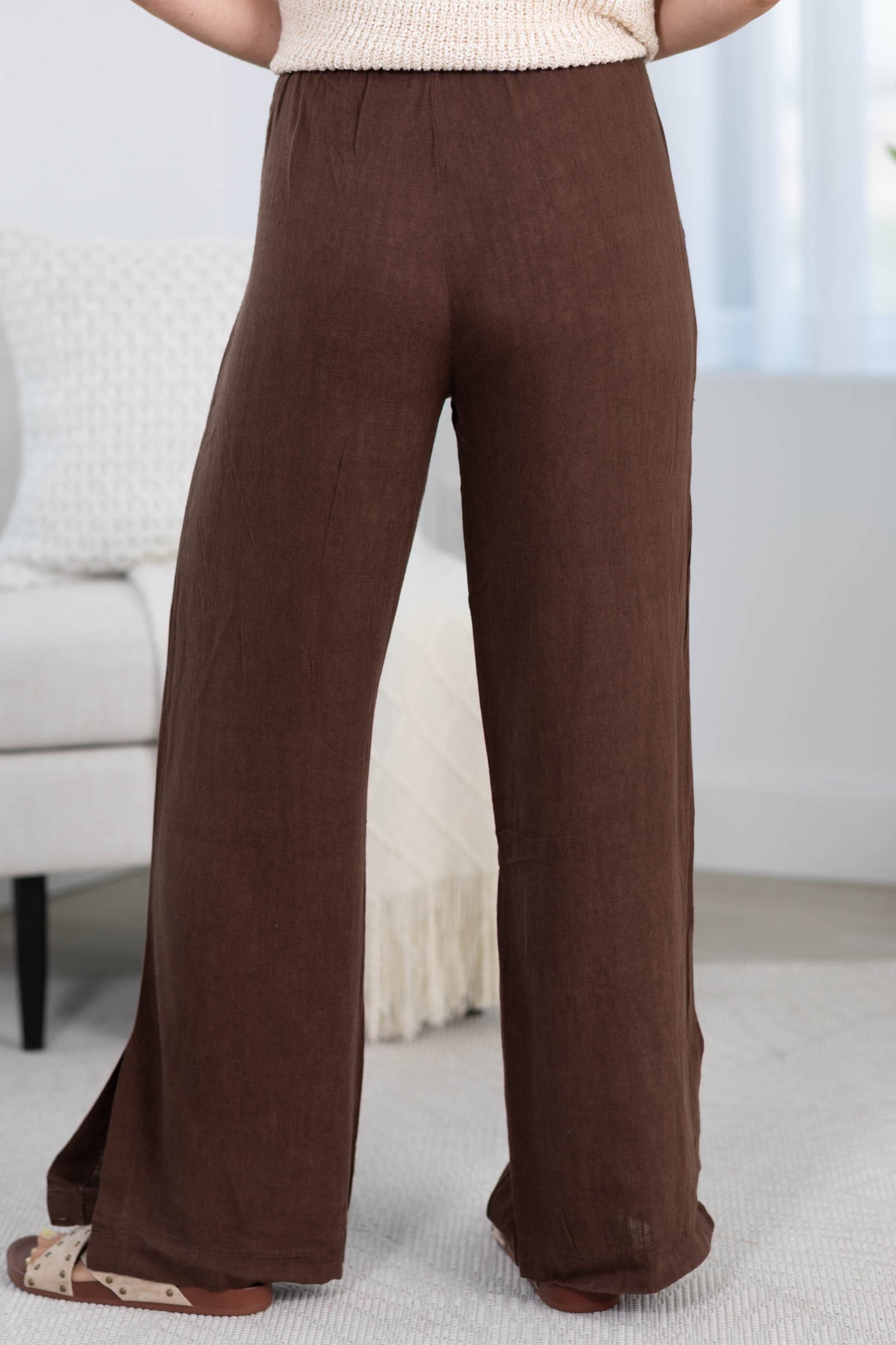 Linen Drawstring Pants