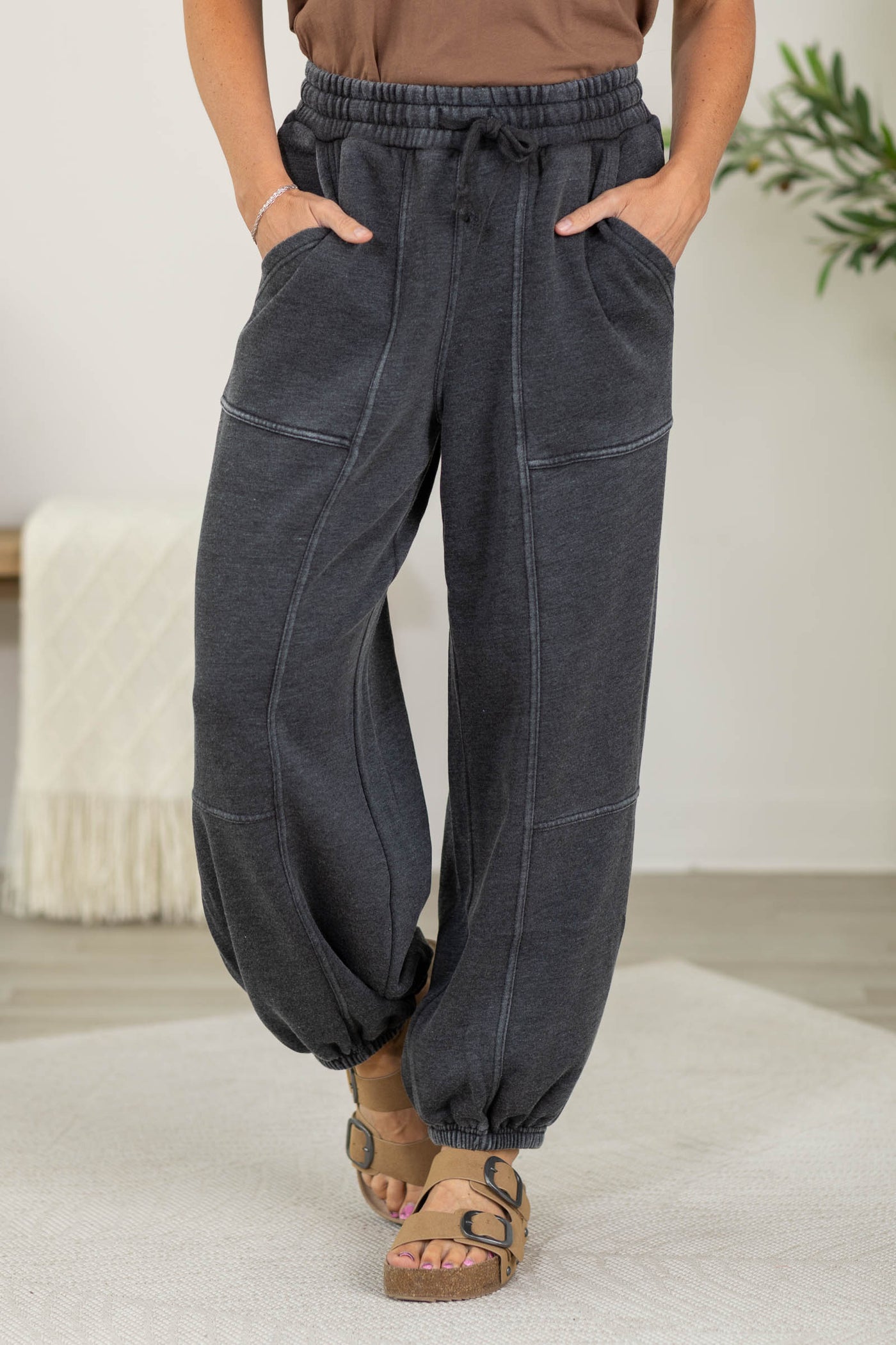 Cozy Campfire Balloon Joggers