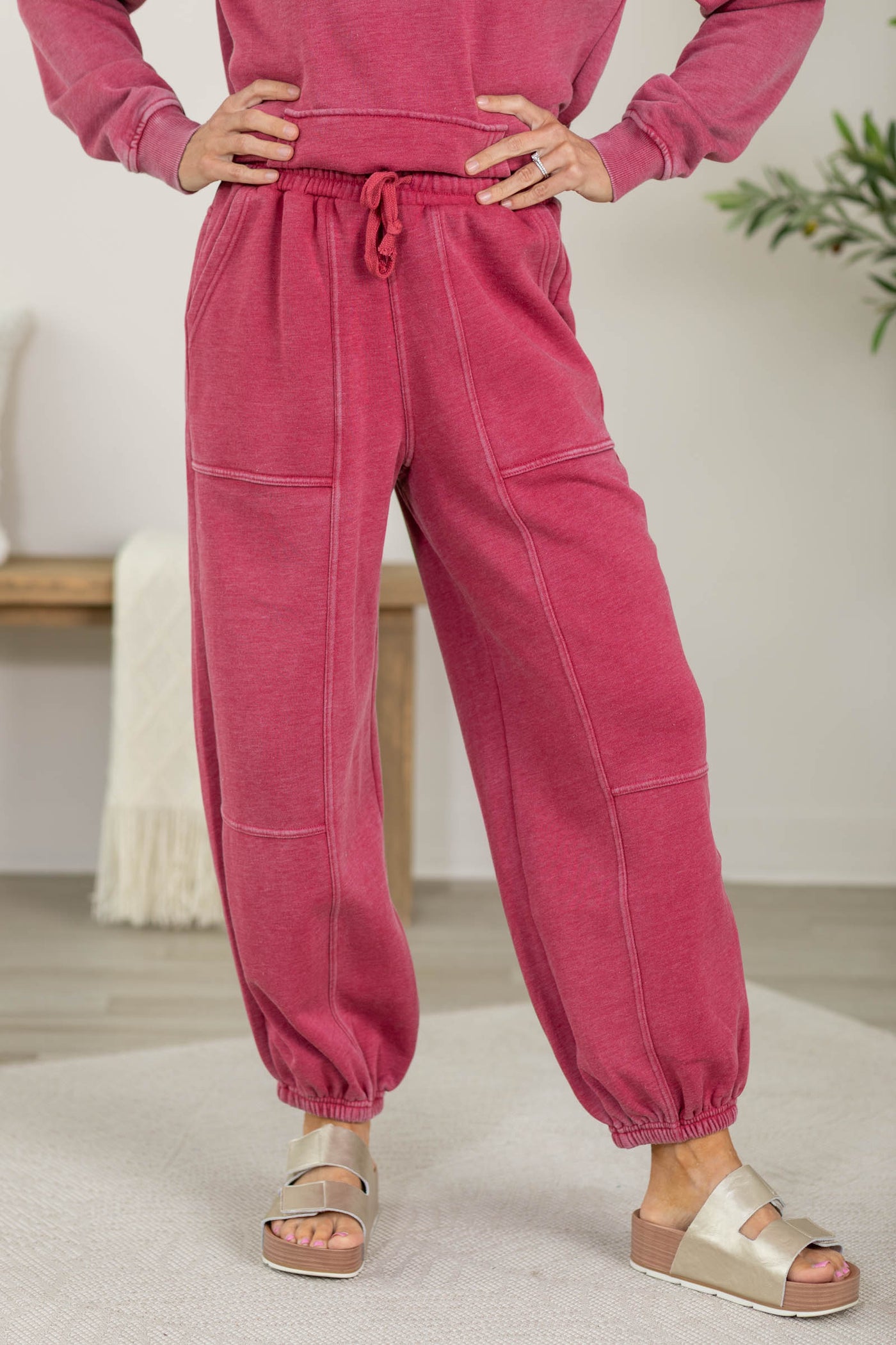 Cozy Campfire Balloon Joggers