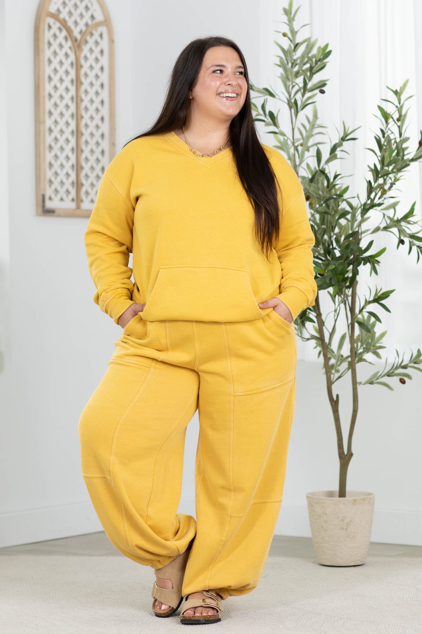 Cozy Campfire Balloon Joggers