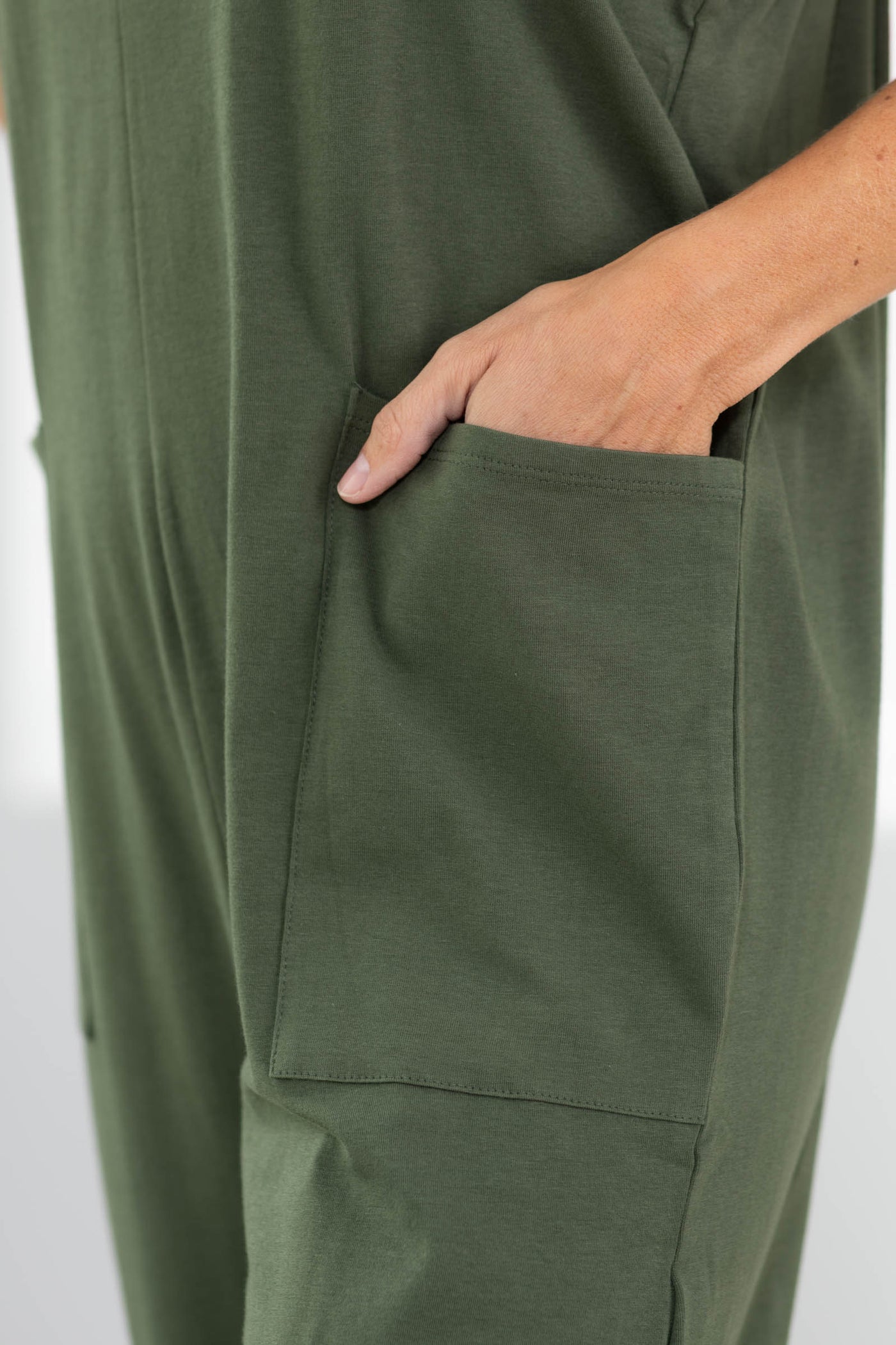 Spaghetti Strap Pocket Jumpsuit
