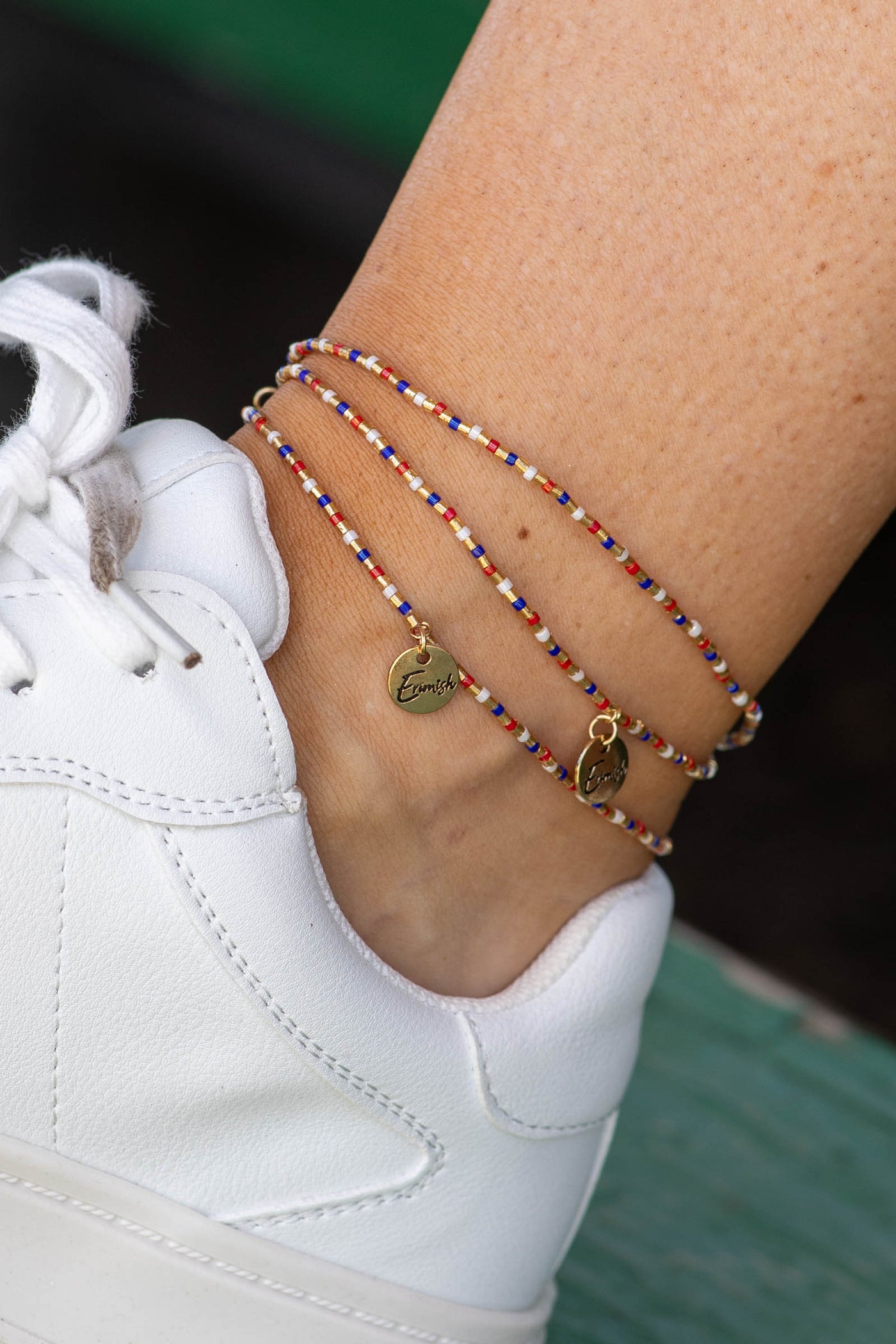 Erimish Snap Crackle Pop Anklet Stack