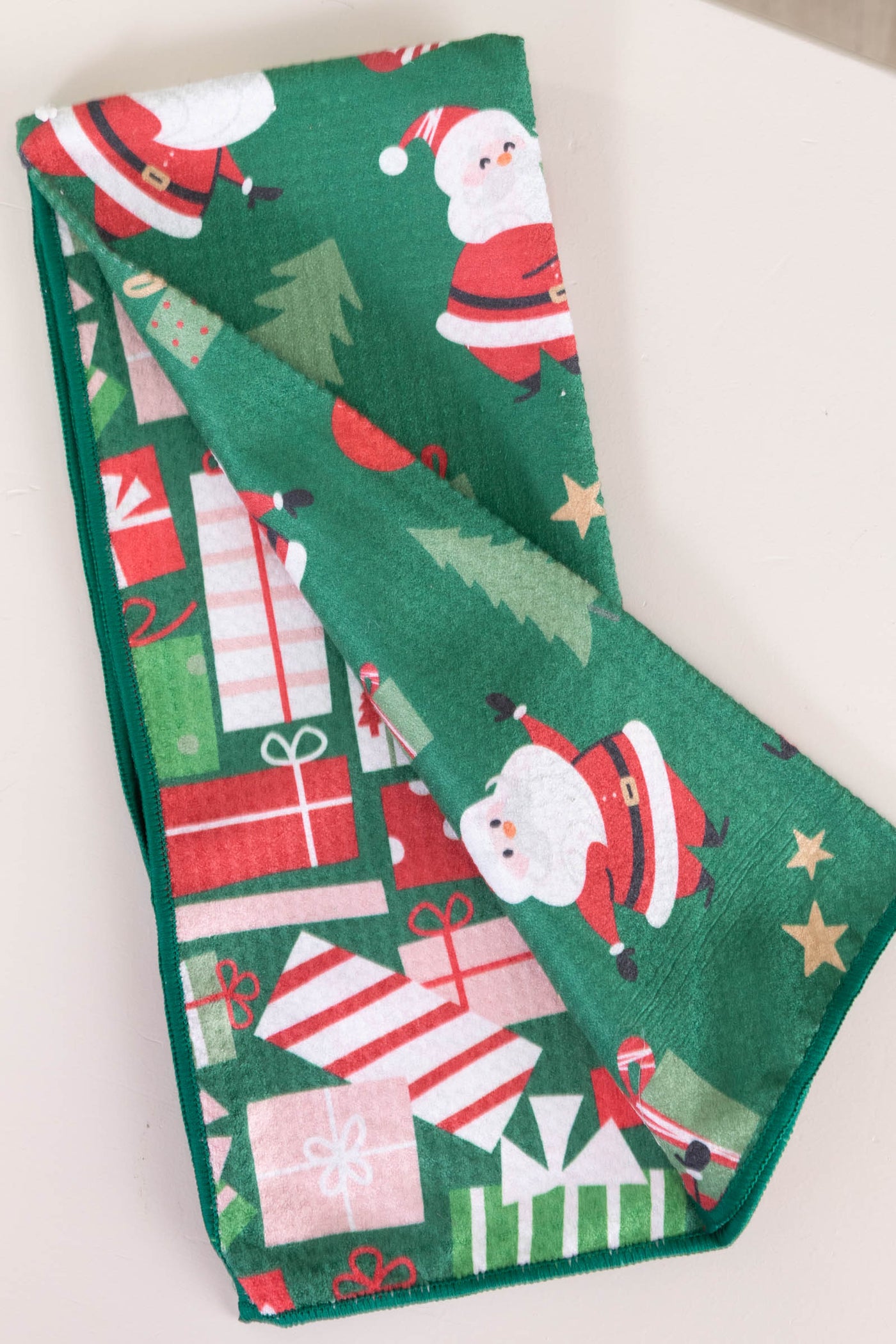 Reversible Christmas Print Microfiber Kitchen Towels