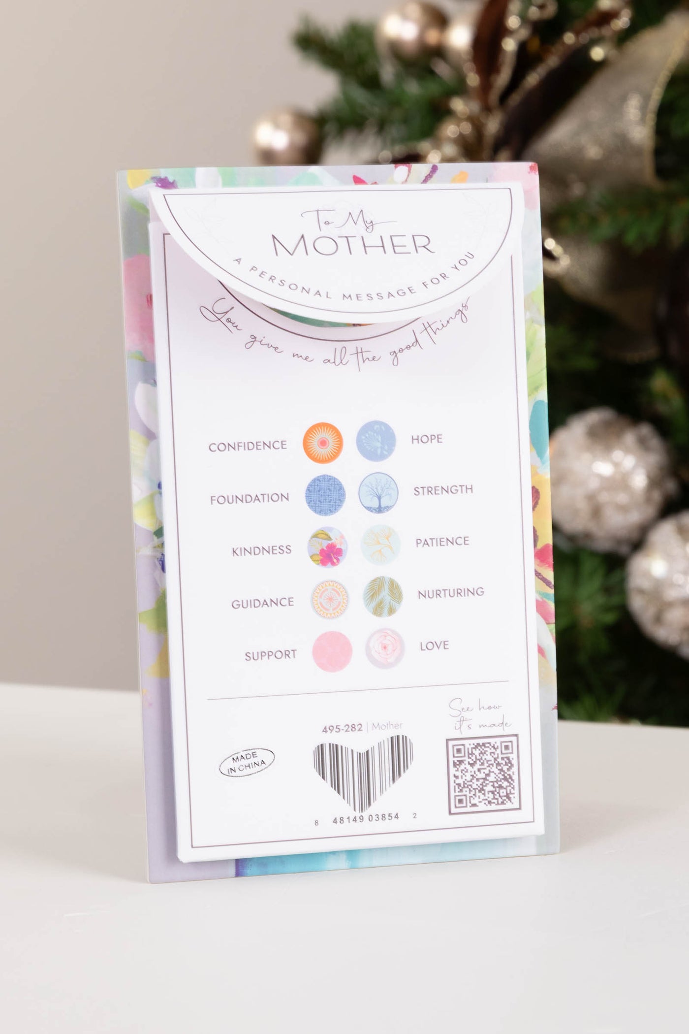 Love You Mom Clay Beaded Bracelet