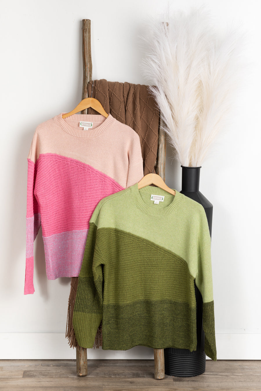 Diagonal Colorblock Sweater · Filly Flair