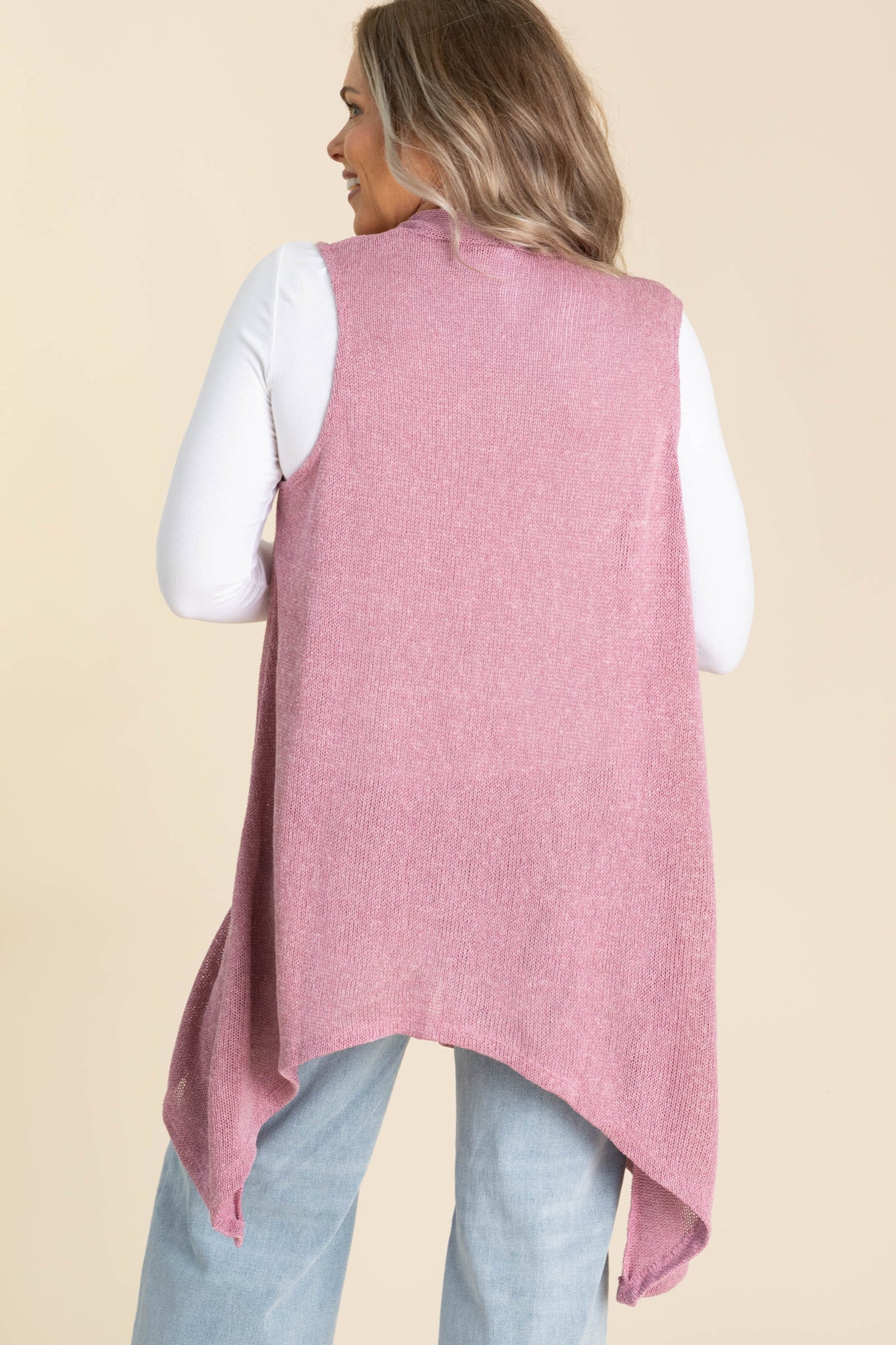 Soft Knit Draped Vests