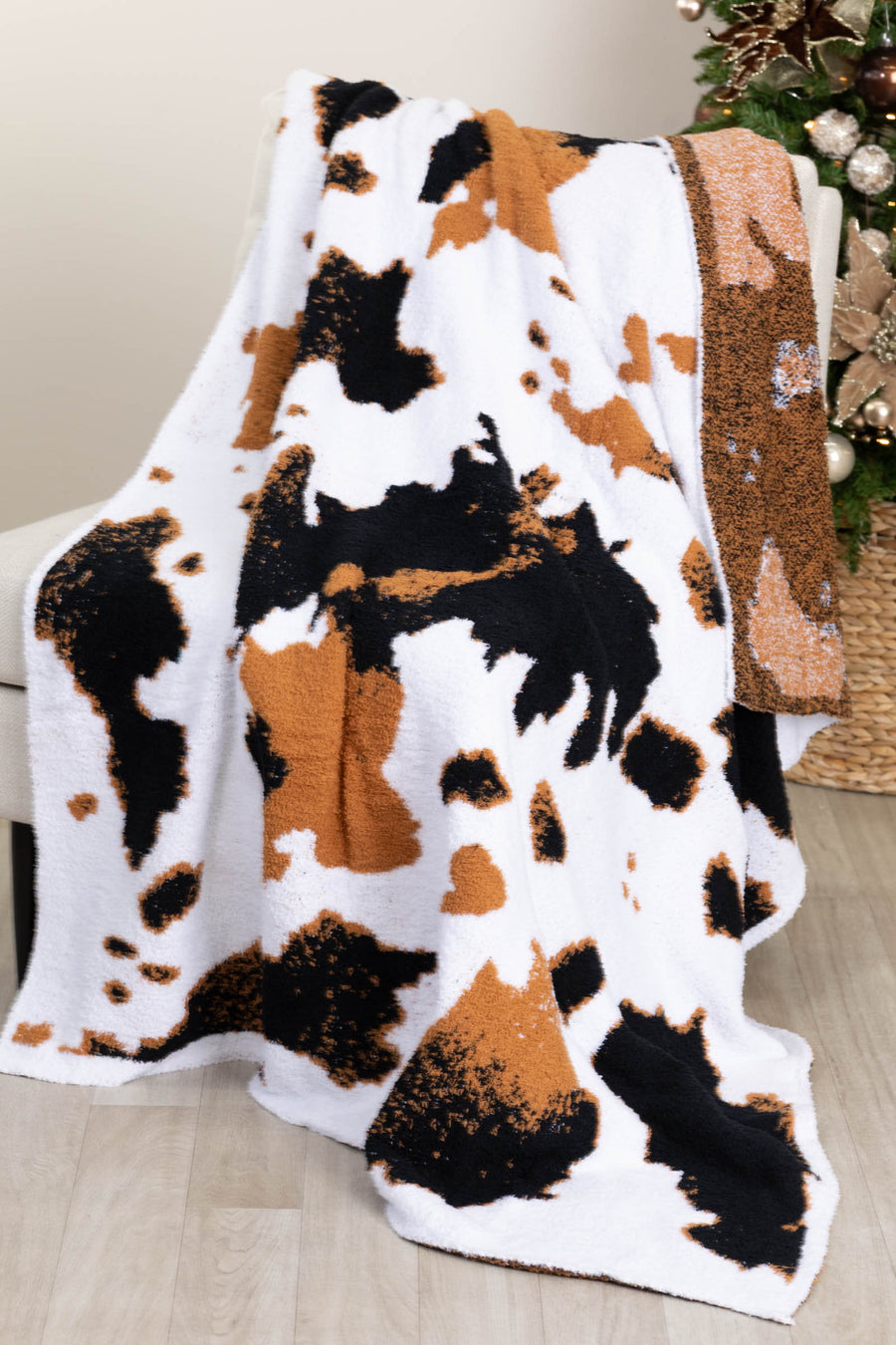 Cow Print Super Soft Blanket