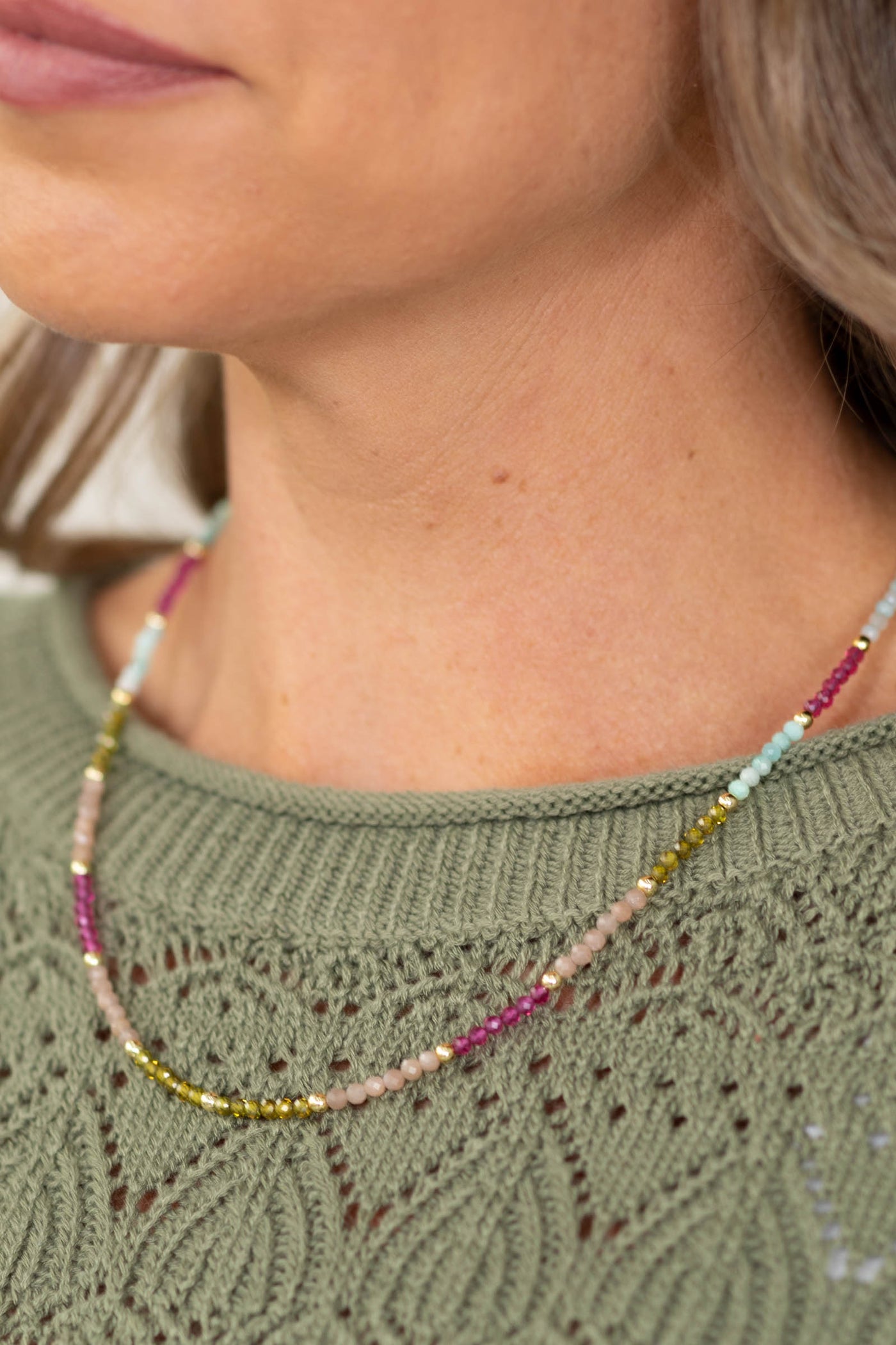 Erimish Alex Beaded Necklace