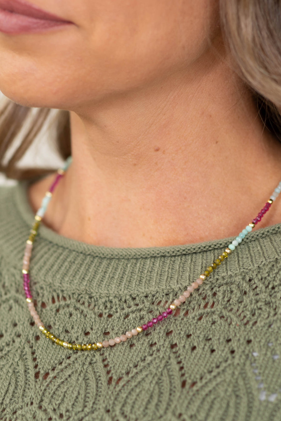 Erimish Alex Beaded Necklace