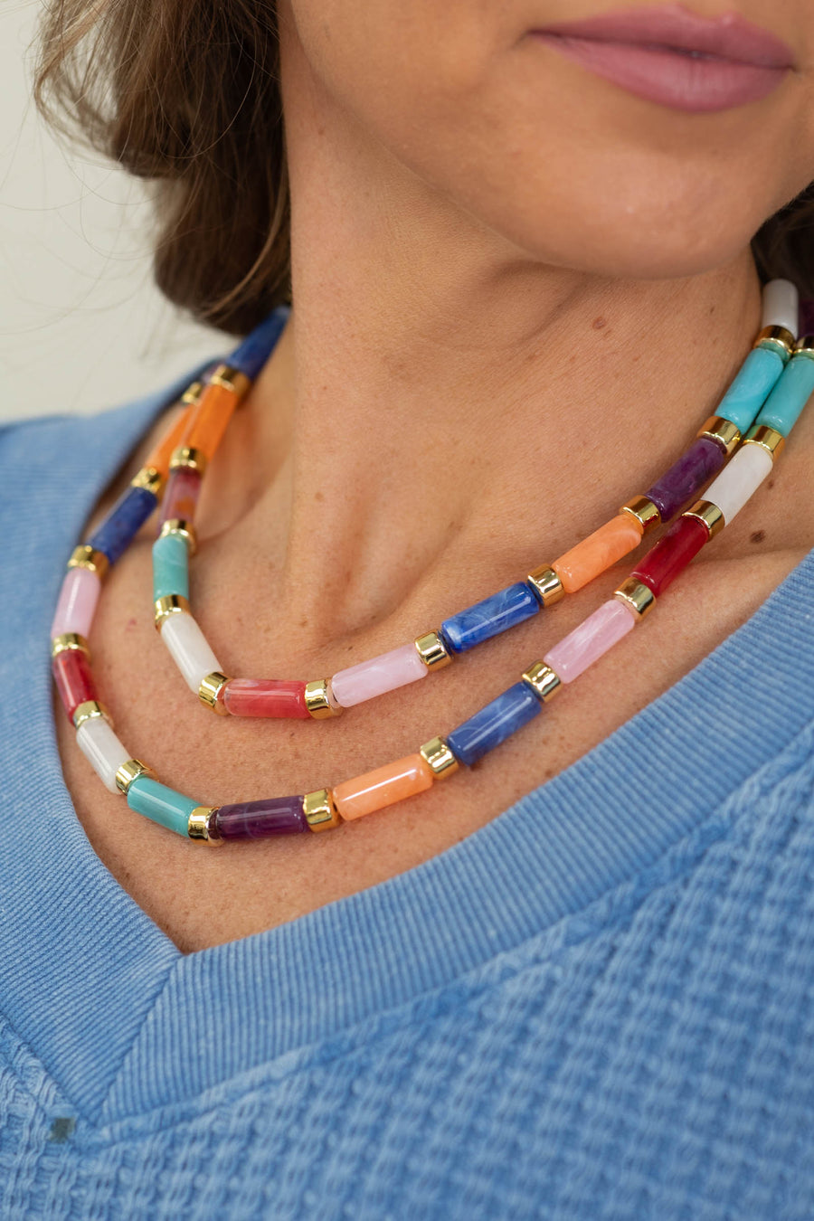Electric Candy Bar Chic Necklace
