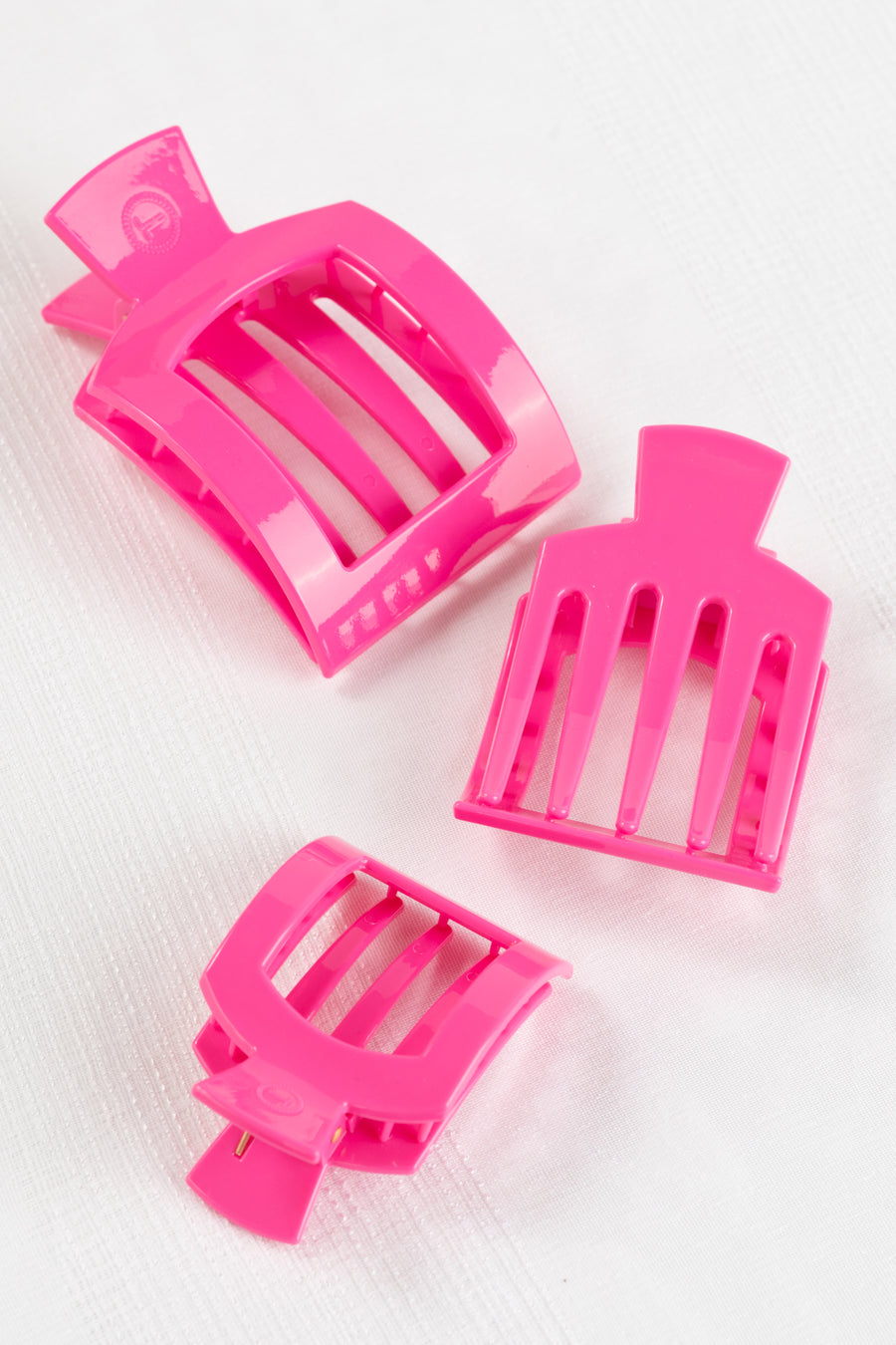 Summer Collection Flat Square Hair Clips