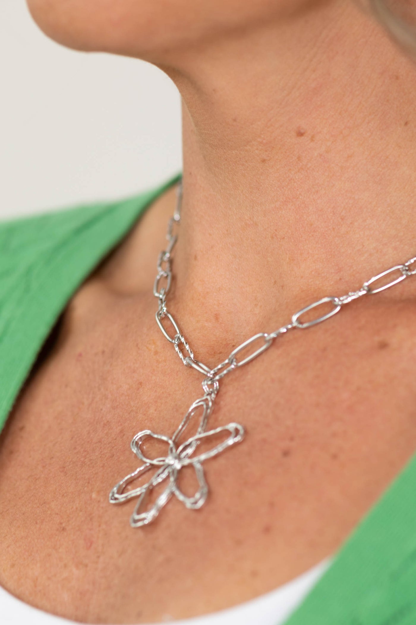 Flower Pendant Necklace