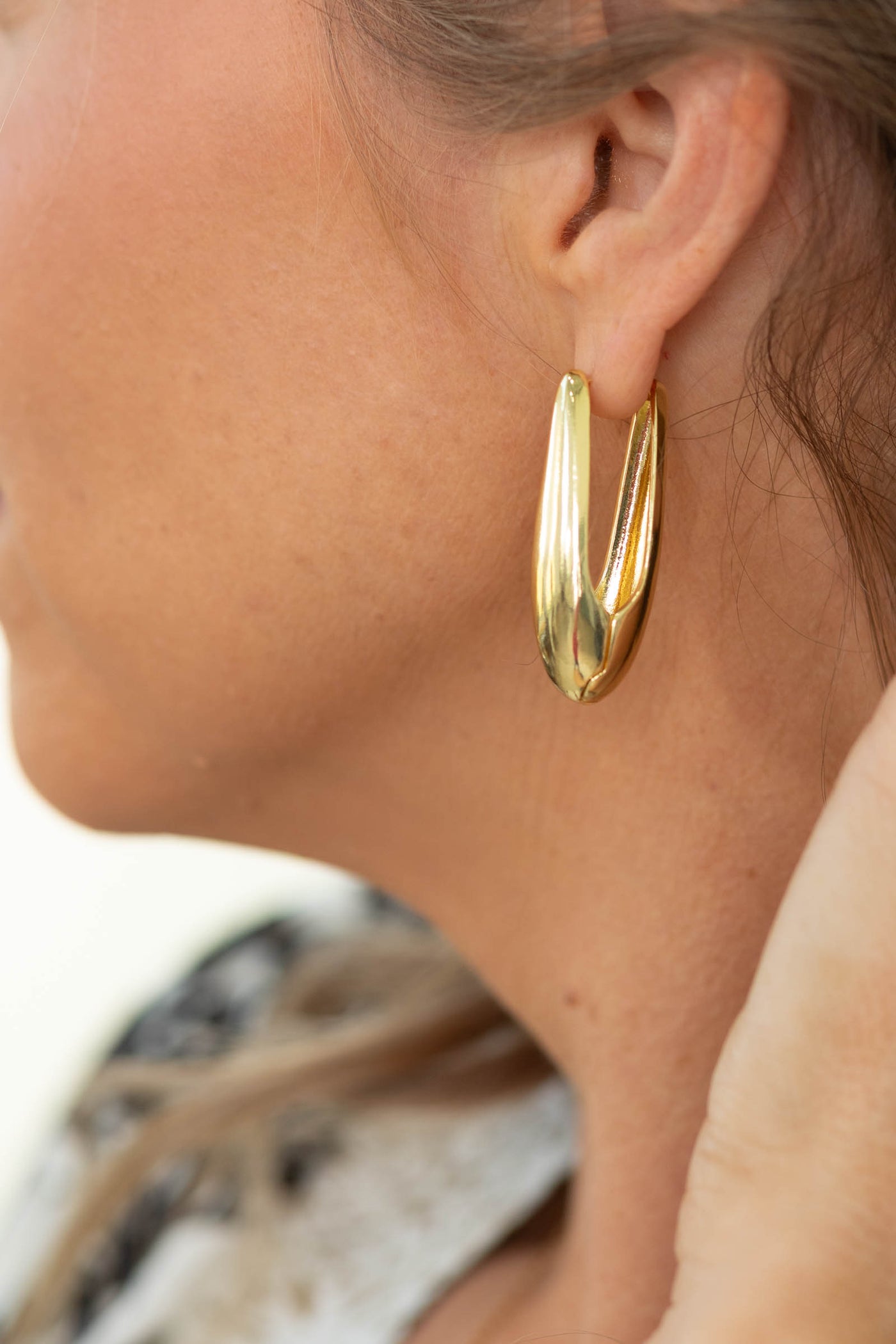 Erimish Large Raindrop Earrings