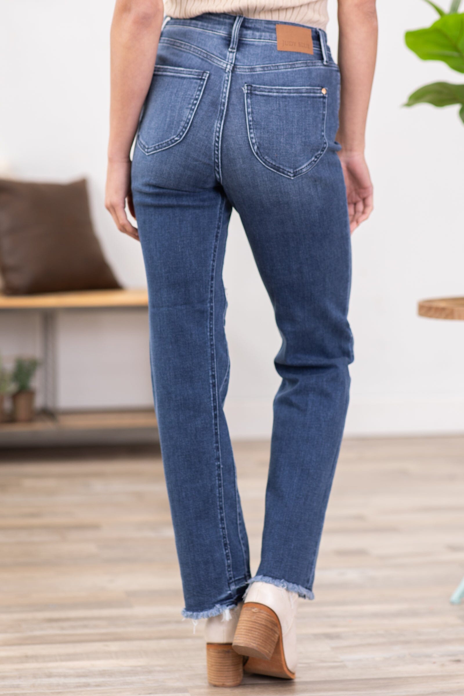 Judy Blue Straight Leg Thigh Control Jeans - Filly Flair