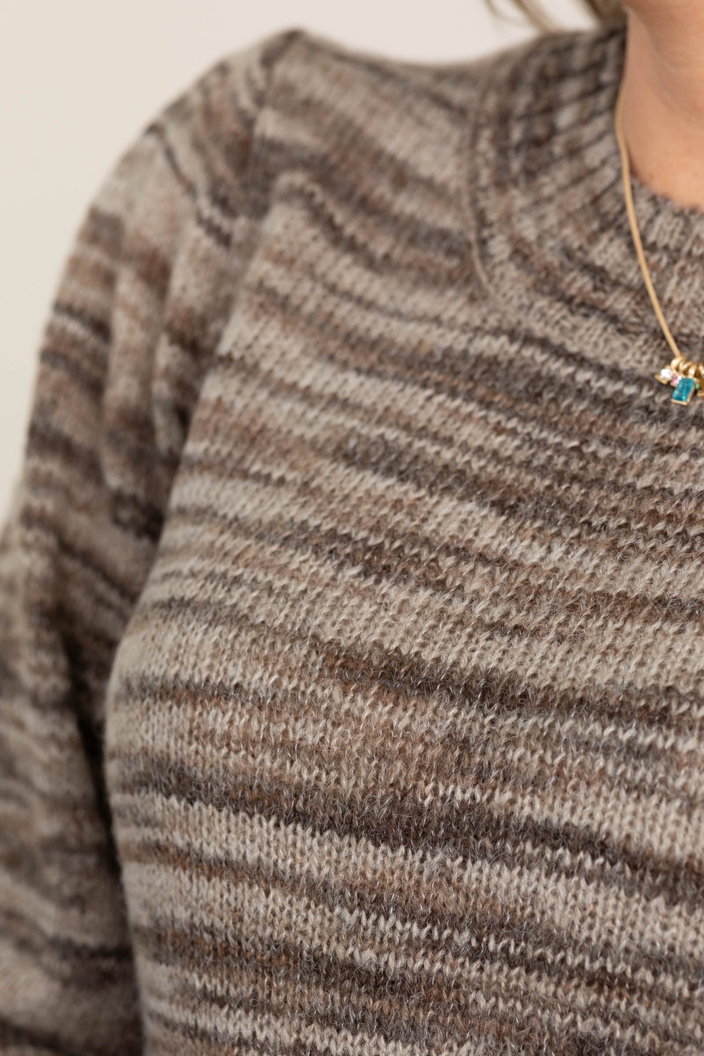 Multicolored Heather Sweaters