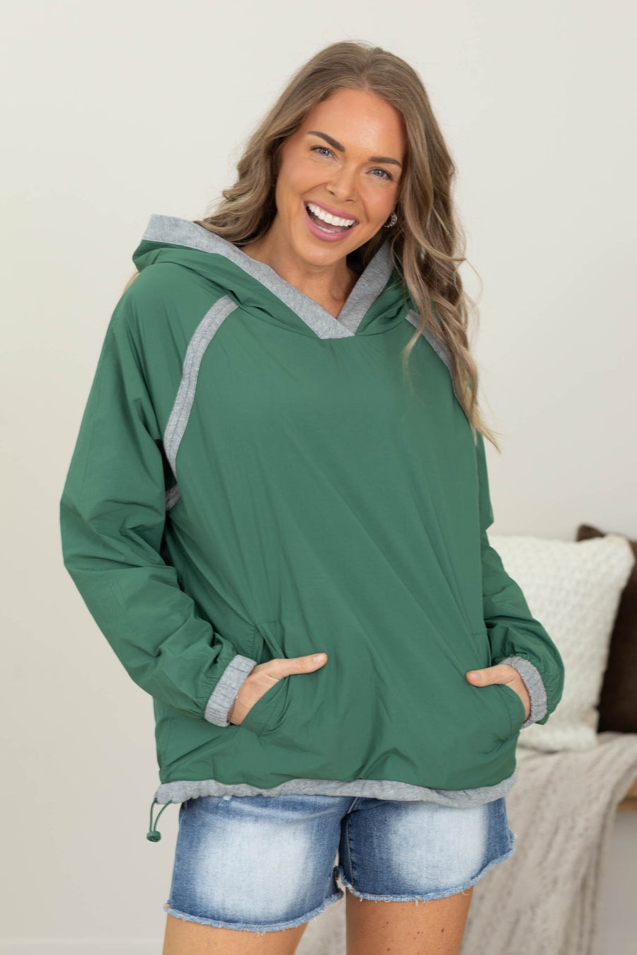 StormTrim Pullover Contrast Hoodie shipping