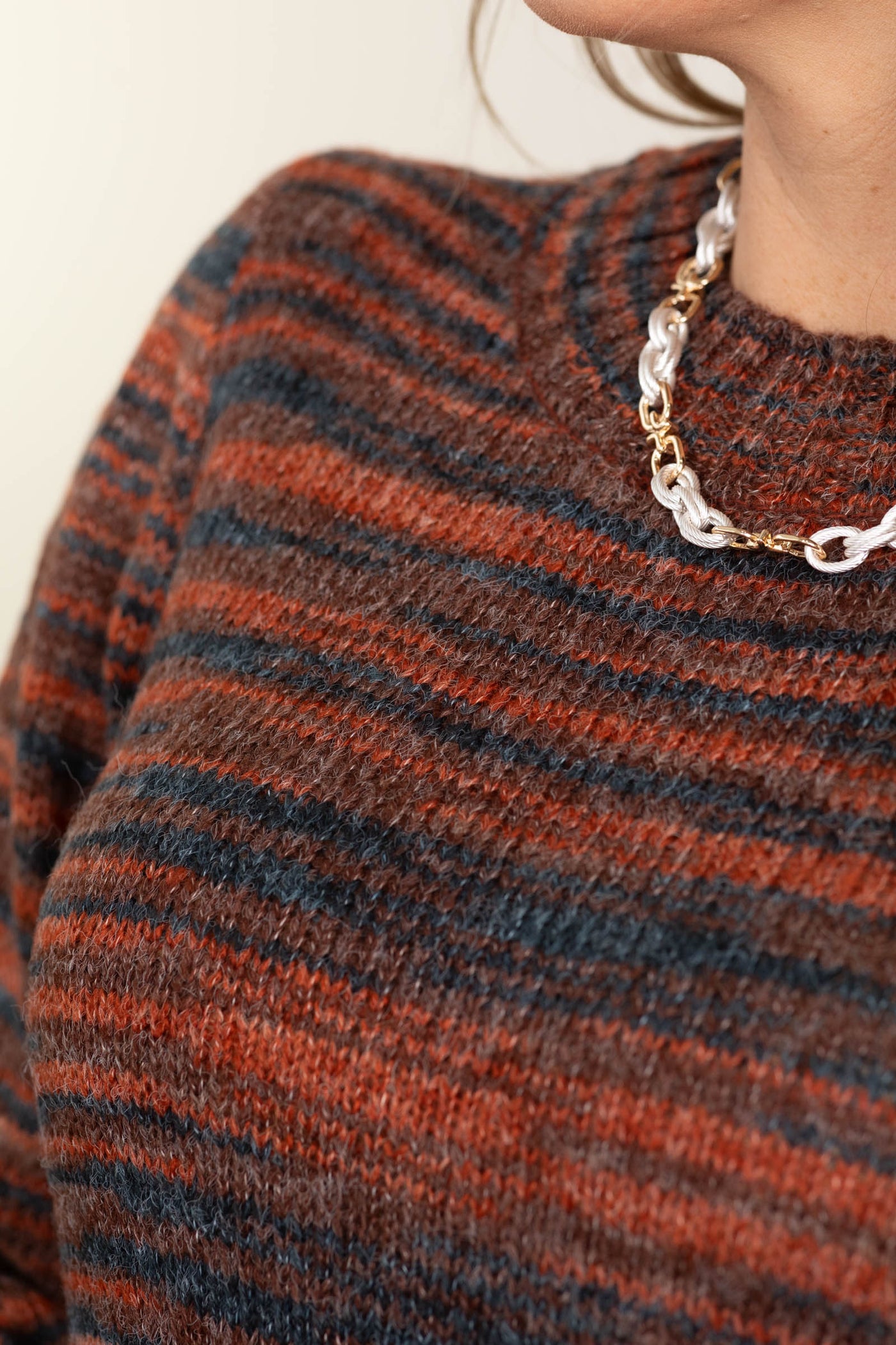 Multicolored Heather Sweaters