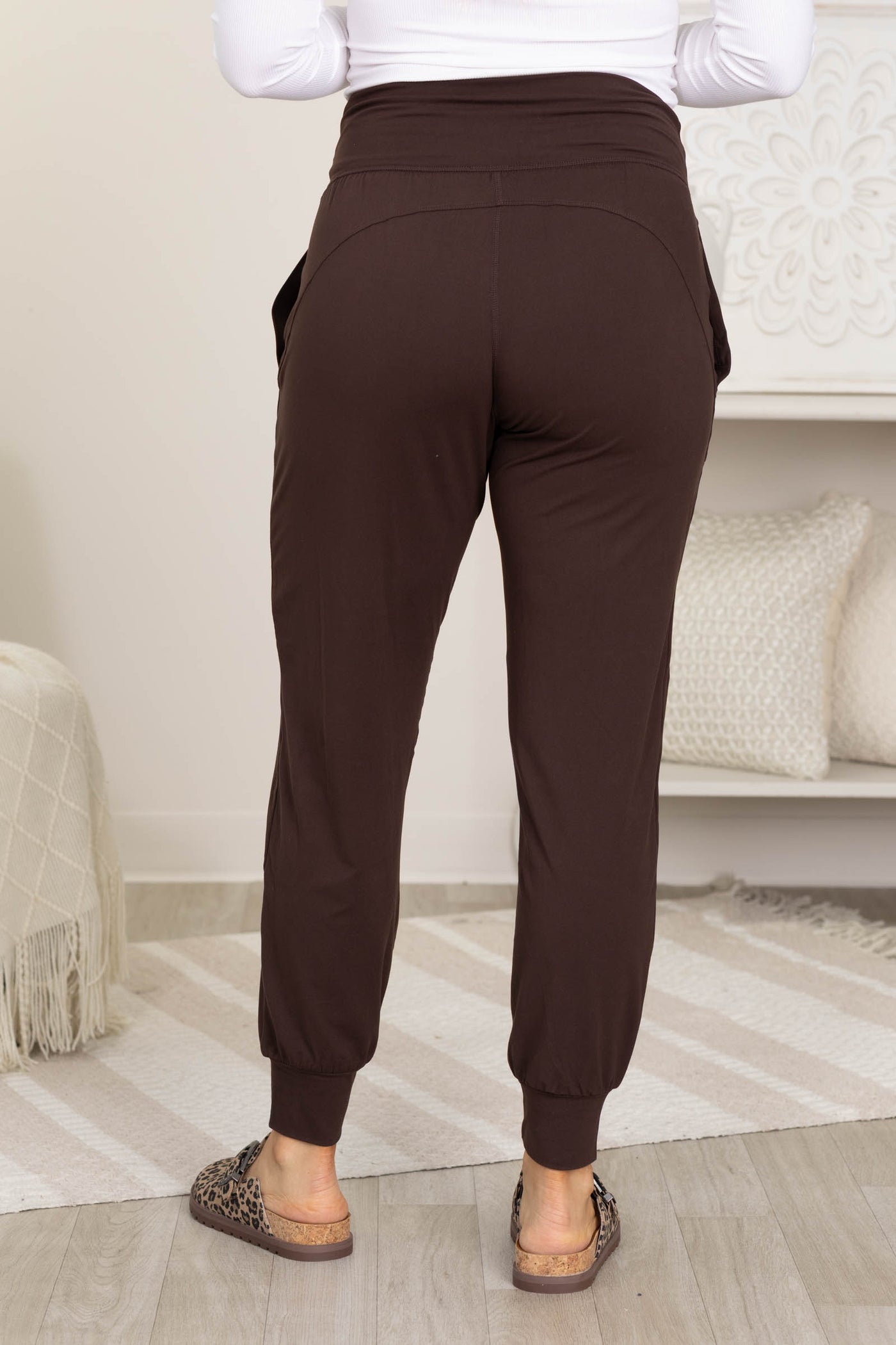 Brown Butter Soft Joggers With Pockets