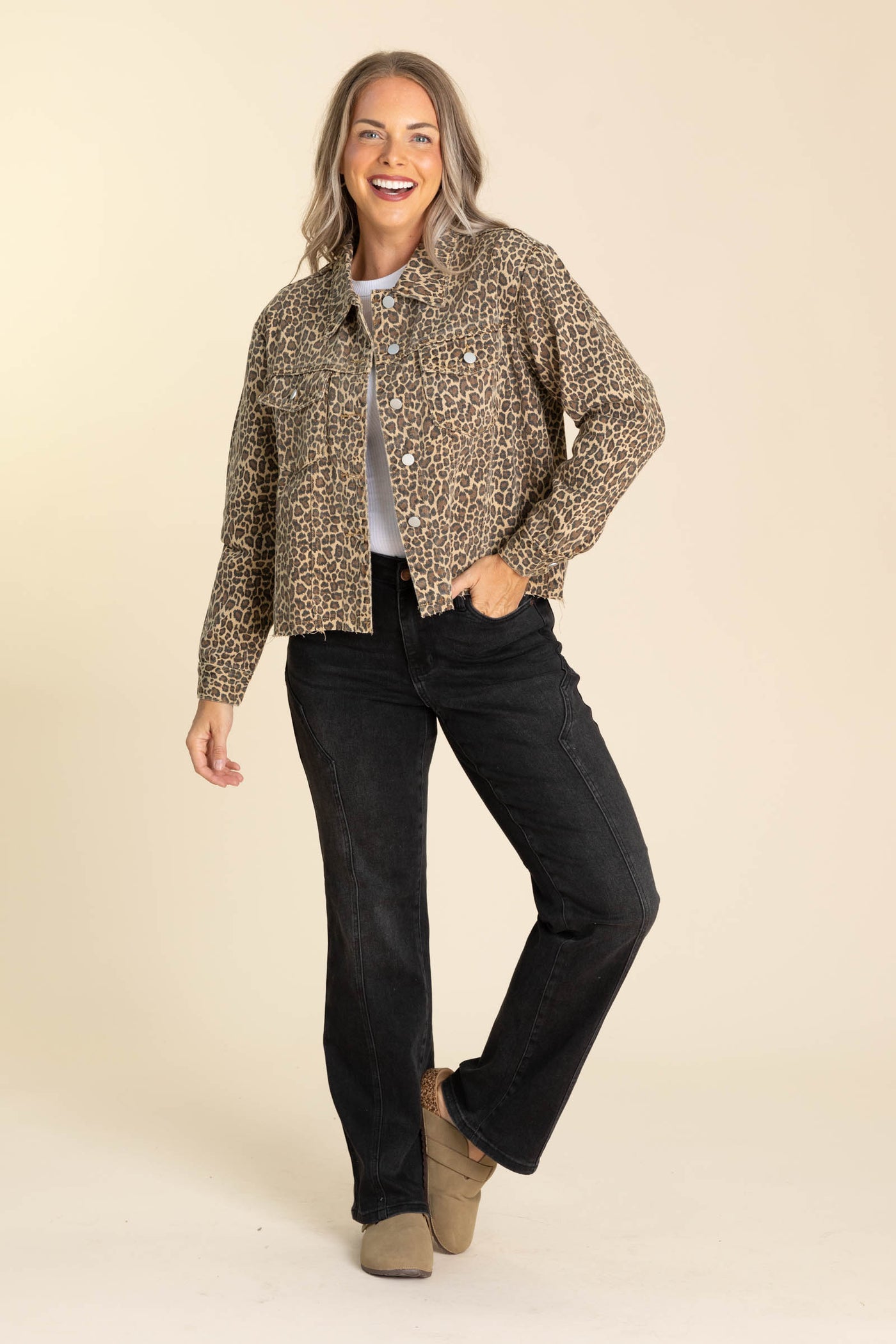 Judy Blue Black Straight Western Seam Jeans