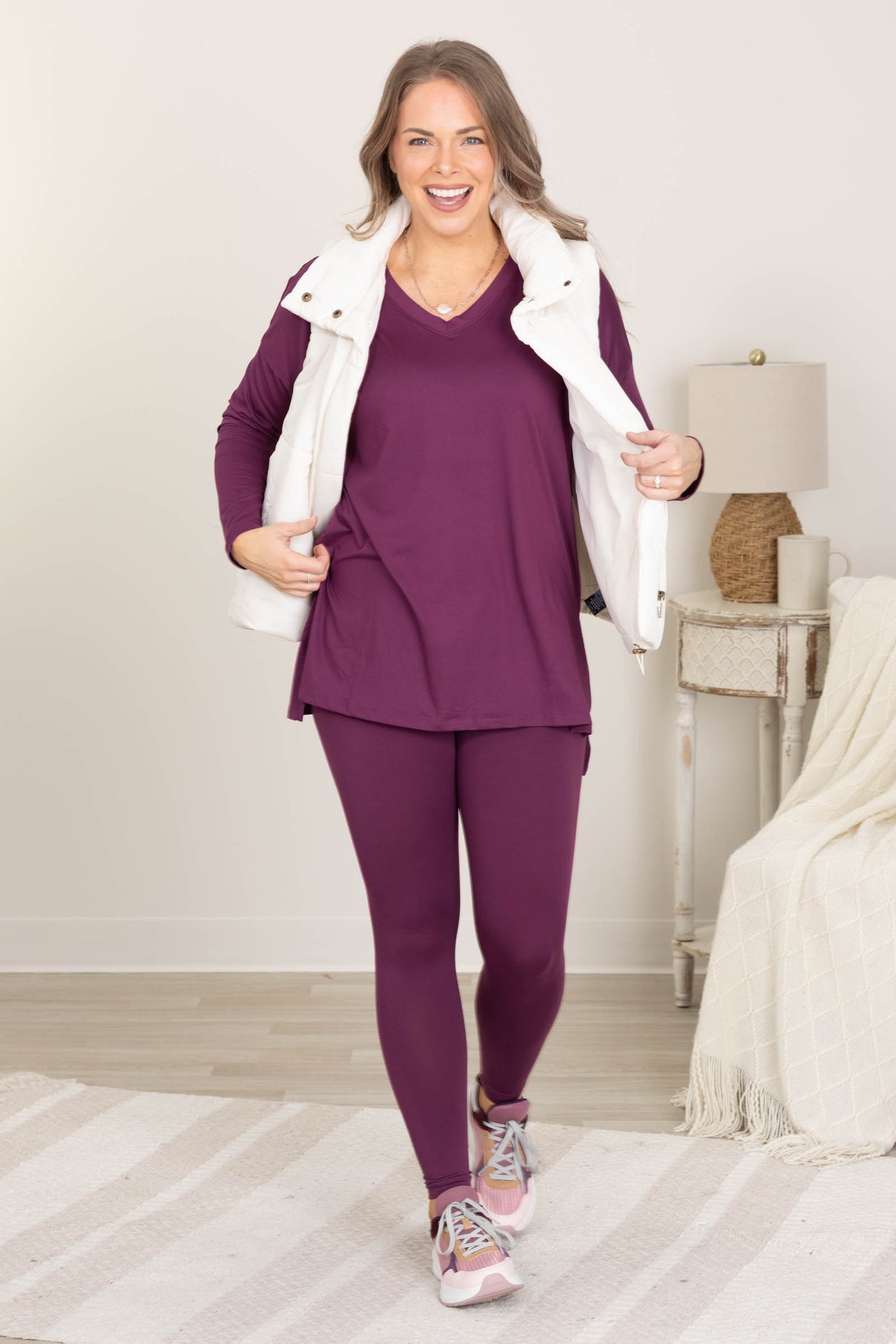 Long Sleeve Top And Legging Set