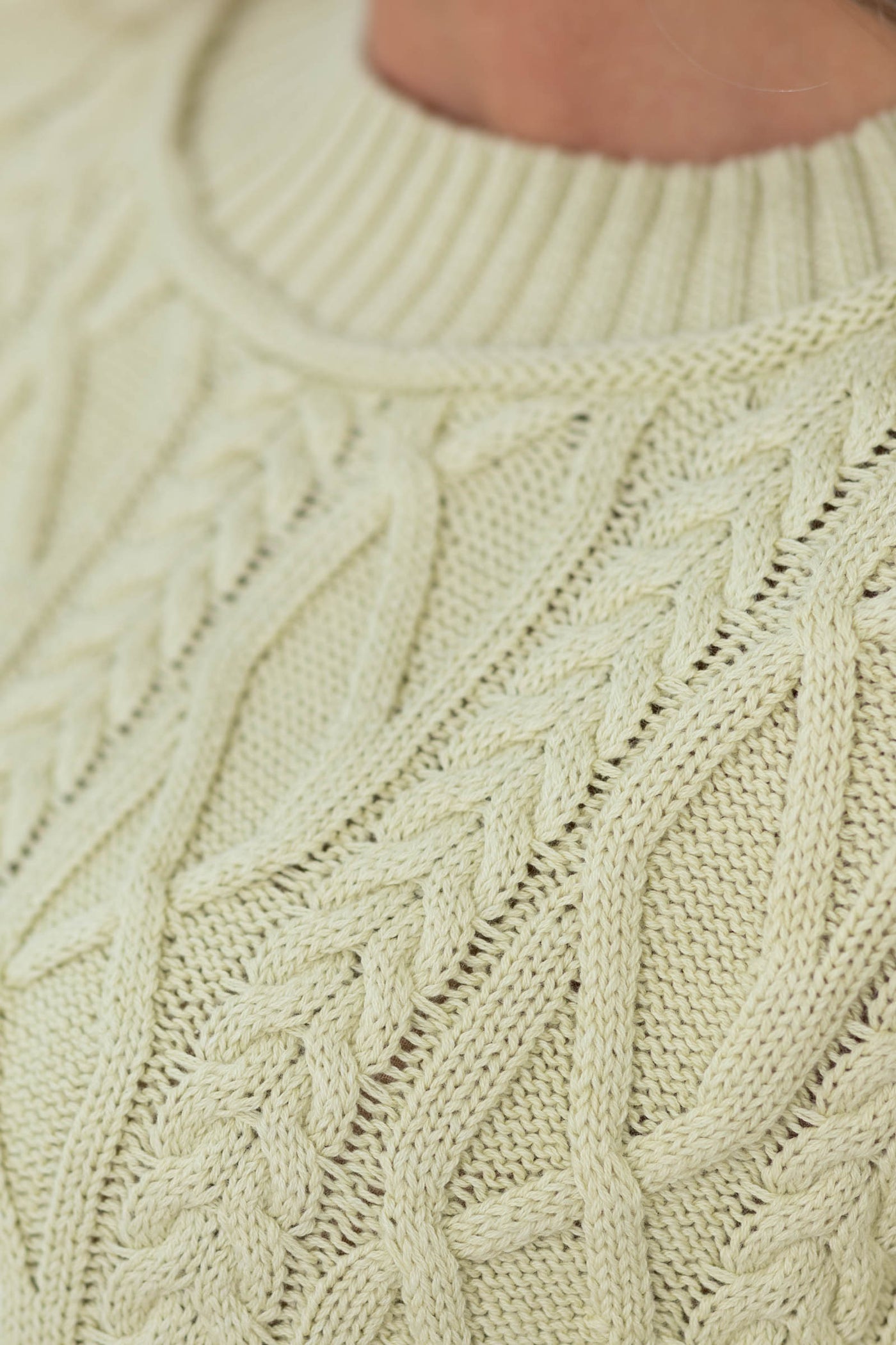 Cotierra Light Sage Boxy Knit Sweater Top