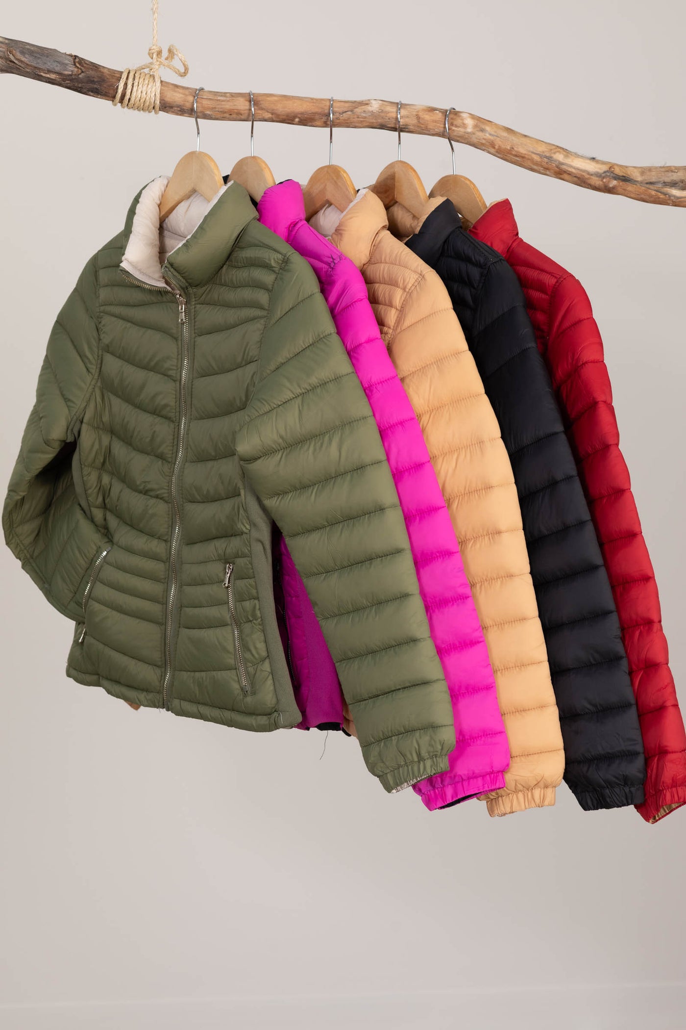 Reversible Nylon Quilted Puffers