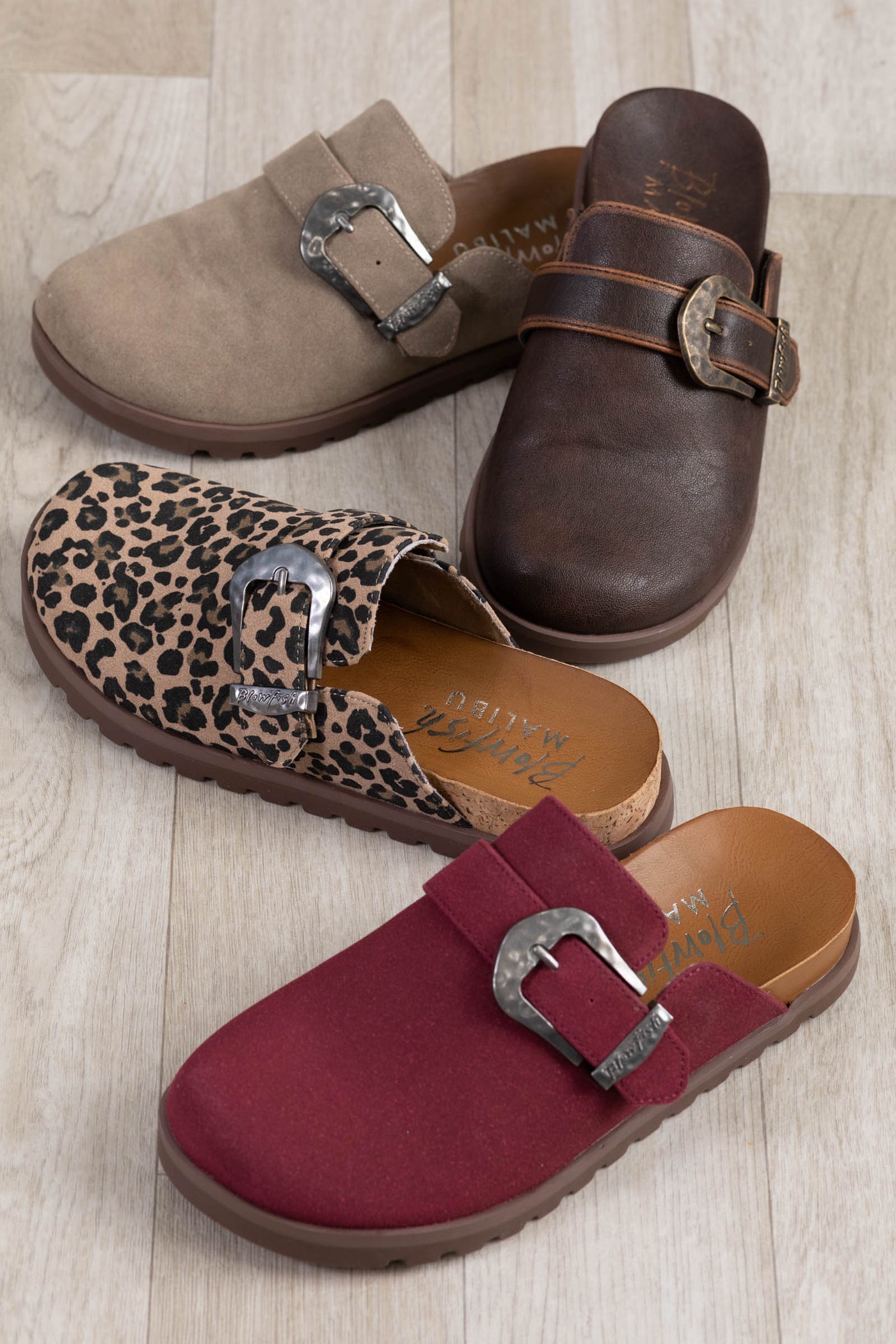 Blowfish Buckle Slip On Clogs