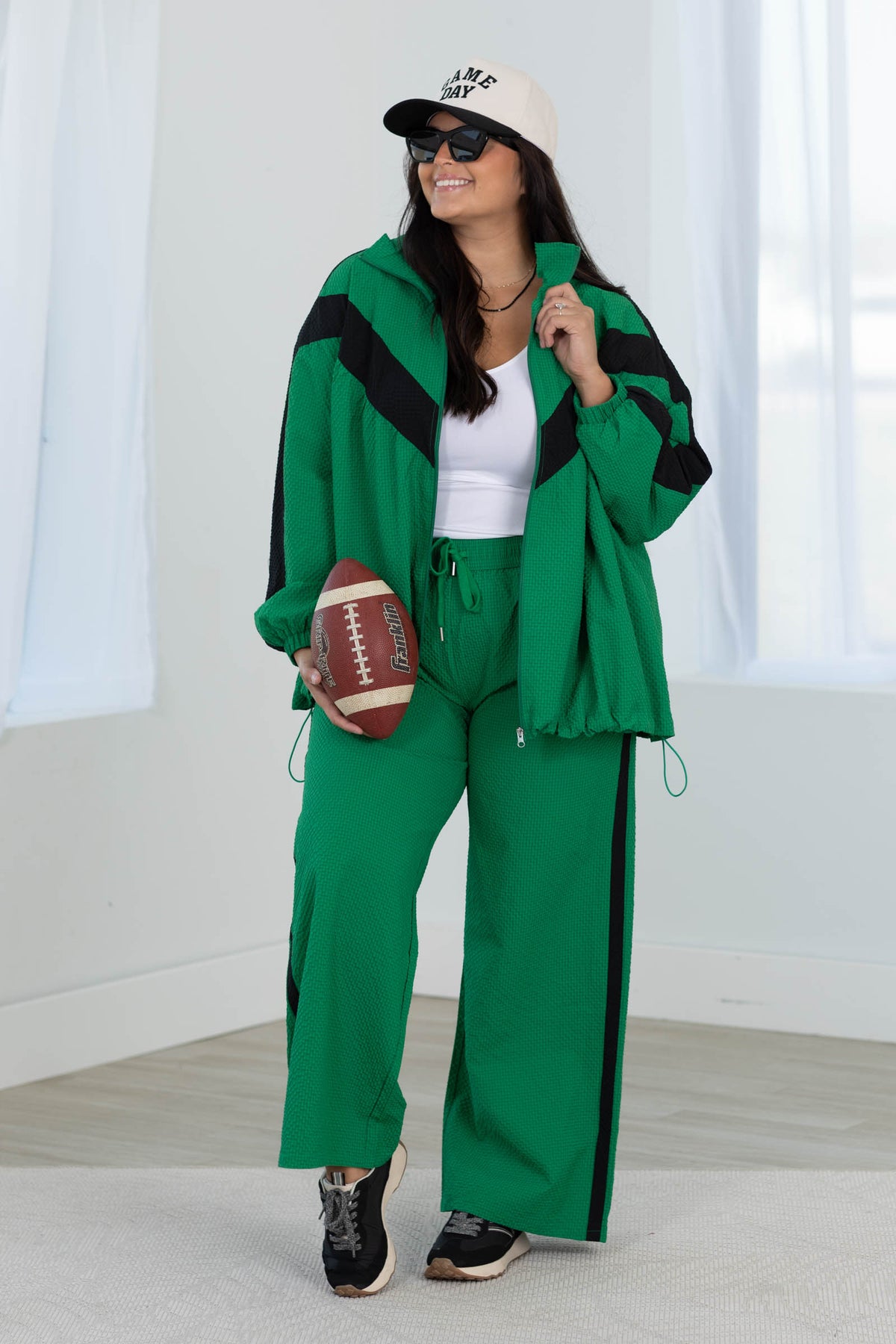 Home Team Track Pant With Contrast Stripe by Filly Flair
