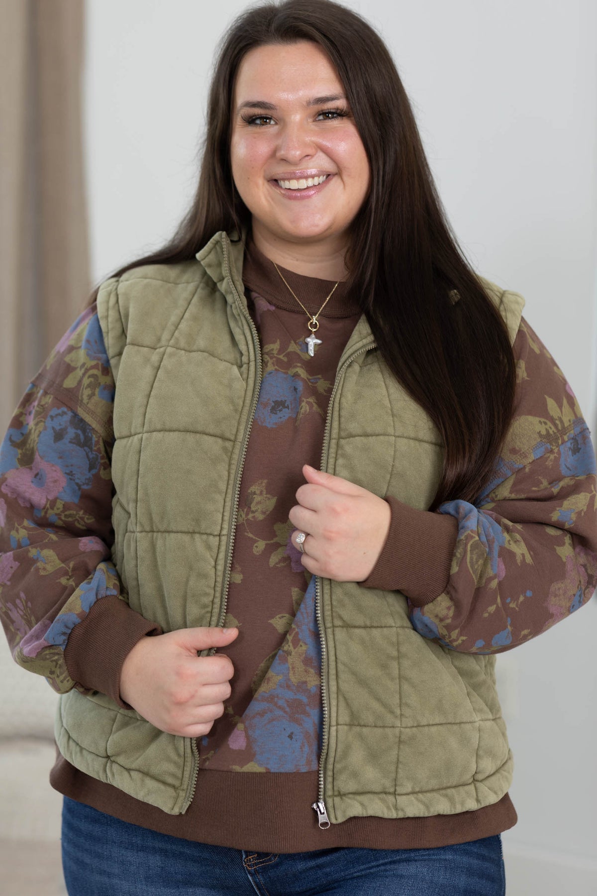 * DEAL* Super Soft Washed Quilted Vest