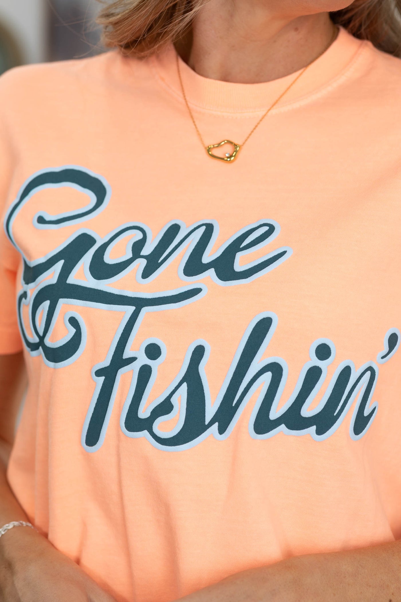 Gone Fishin' Tee- 100% Cotton