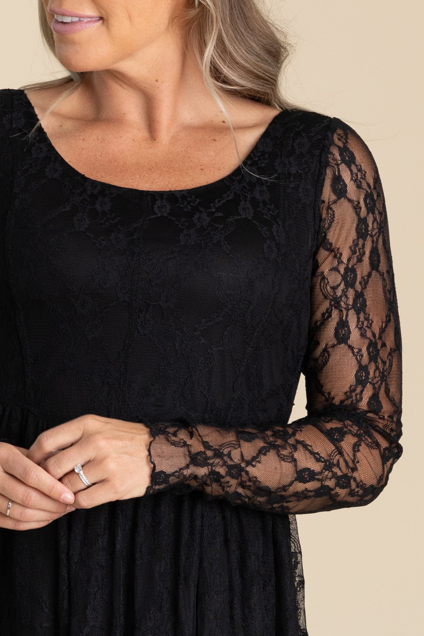 Black Long Sleeve Lace Dress Black Long Sleeve Lace Dress