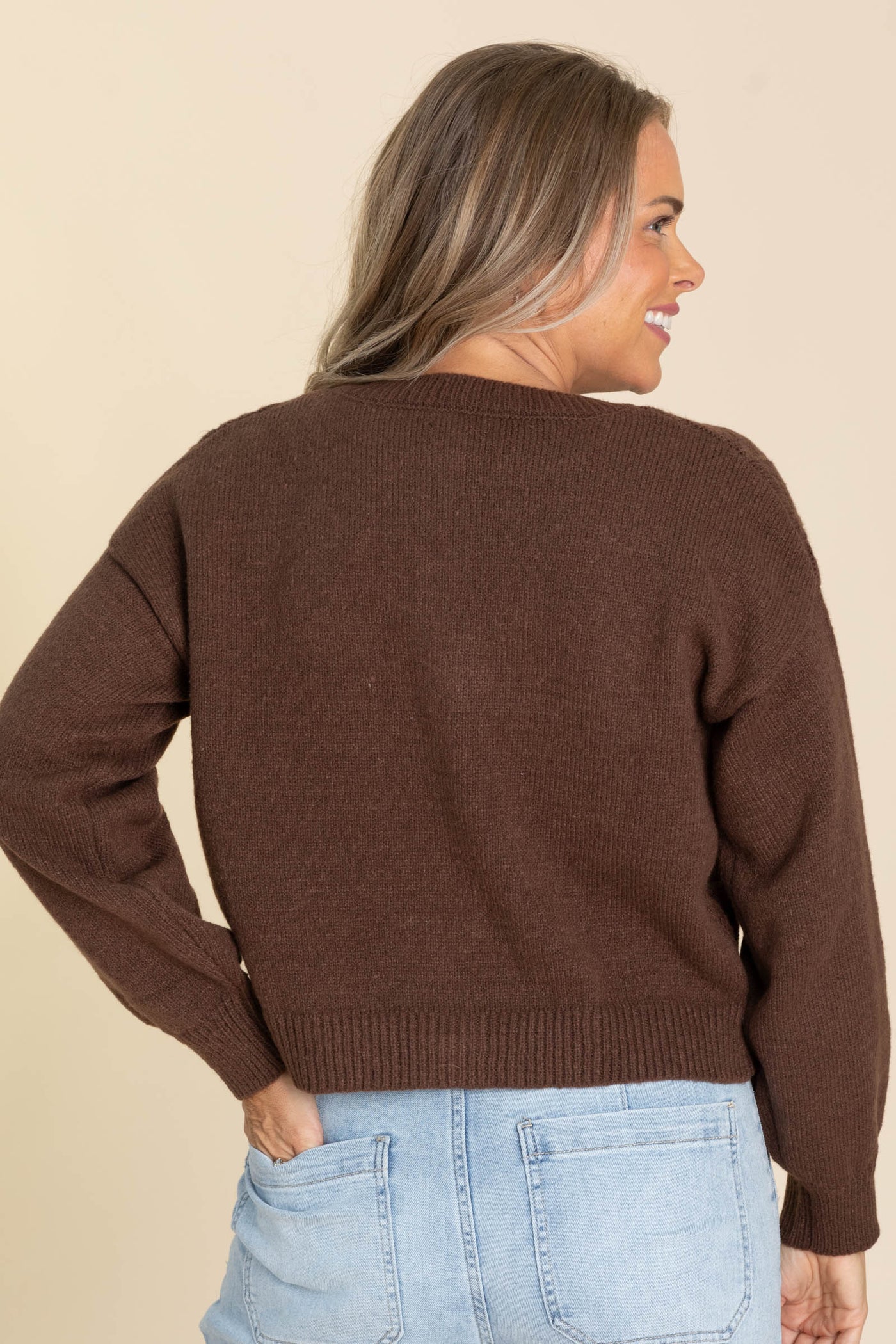 Checker Detail Cardigans