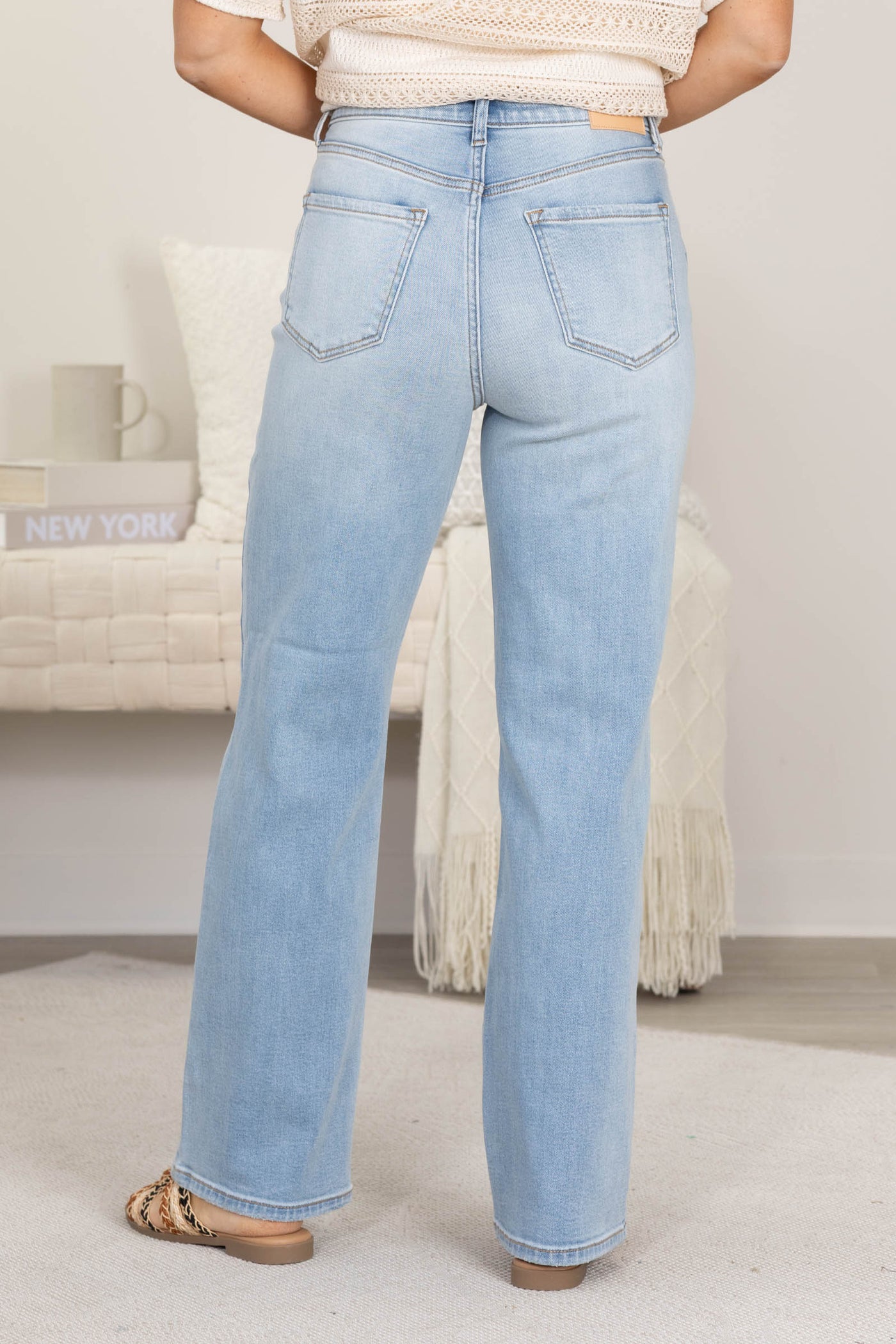 Cello Light High Rise Dad Jeans
