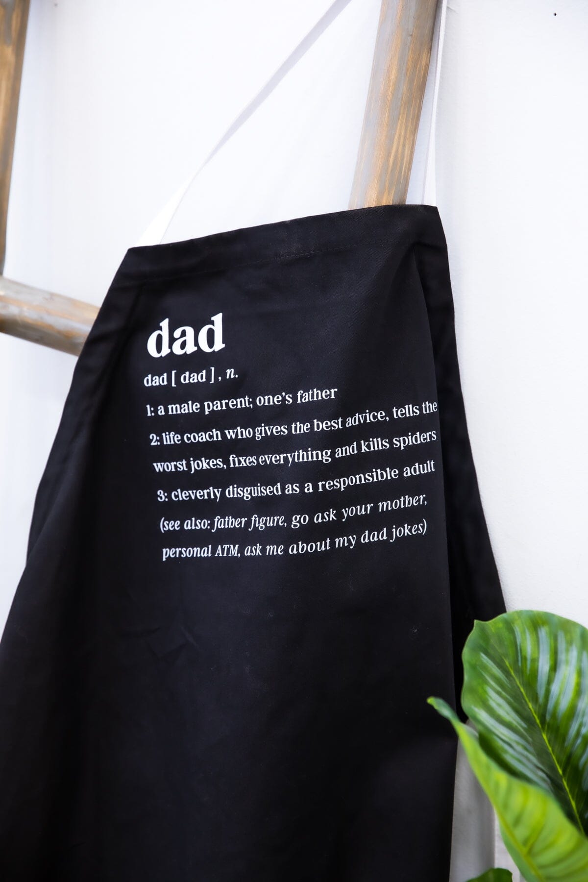 Black and White Dad Definition Apron - Filly Flair